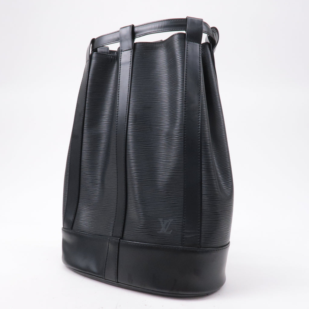 Louis Vuitton Epi Randonnee GM Laundry Bag Noir Black M43082