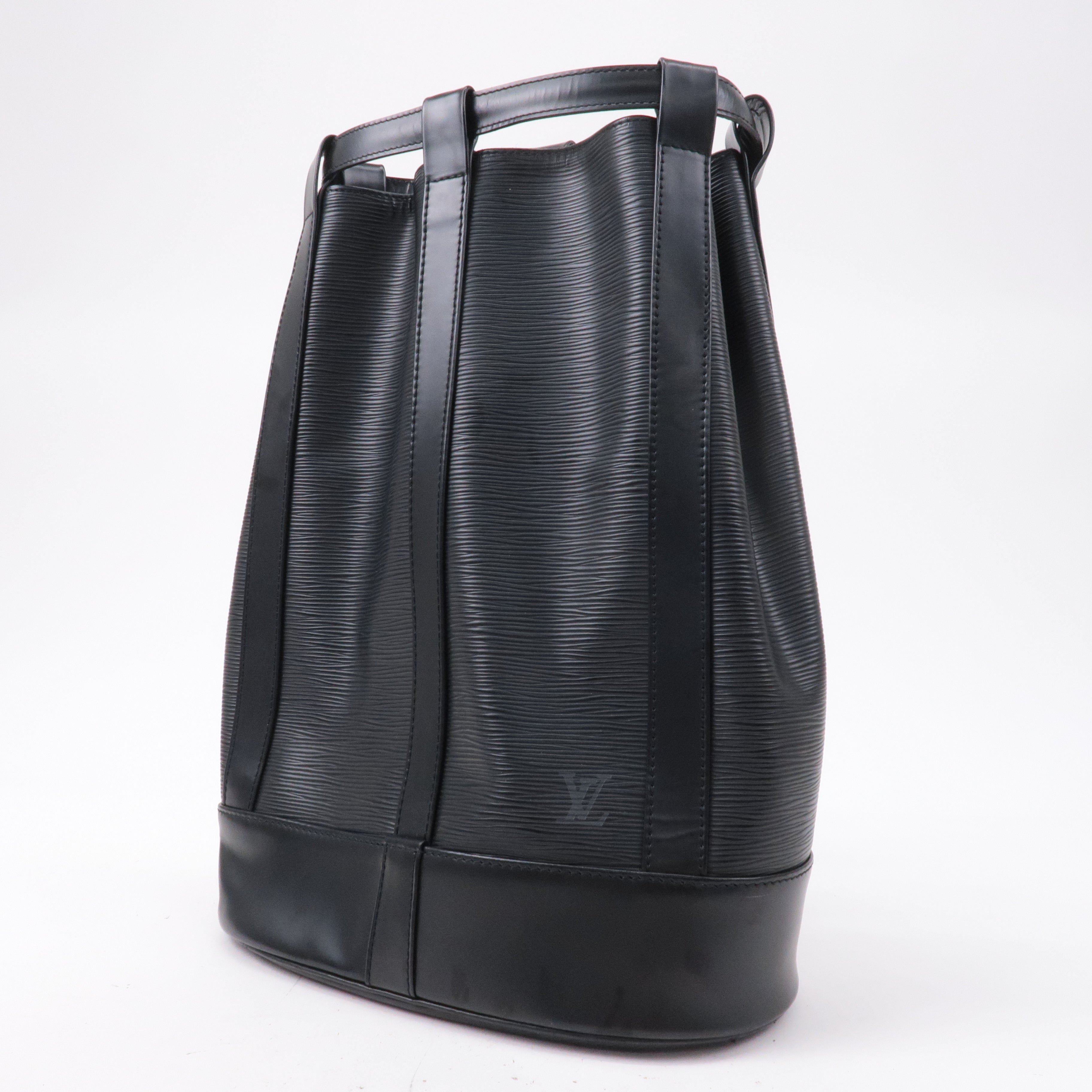 Louis Vuitton Epi Randonnee GM Laundry Bag Noir Black M43082