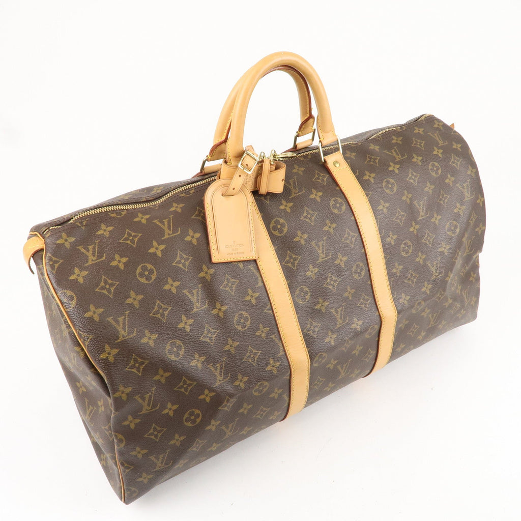 Louis Vuitton Monogram Keep All 55 Boston Bag Brown M41424