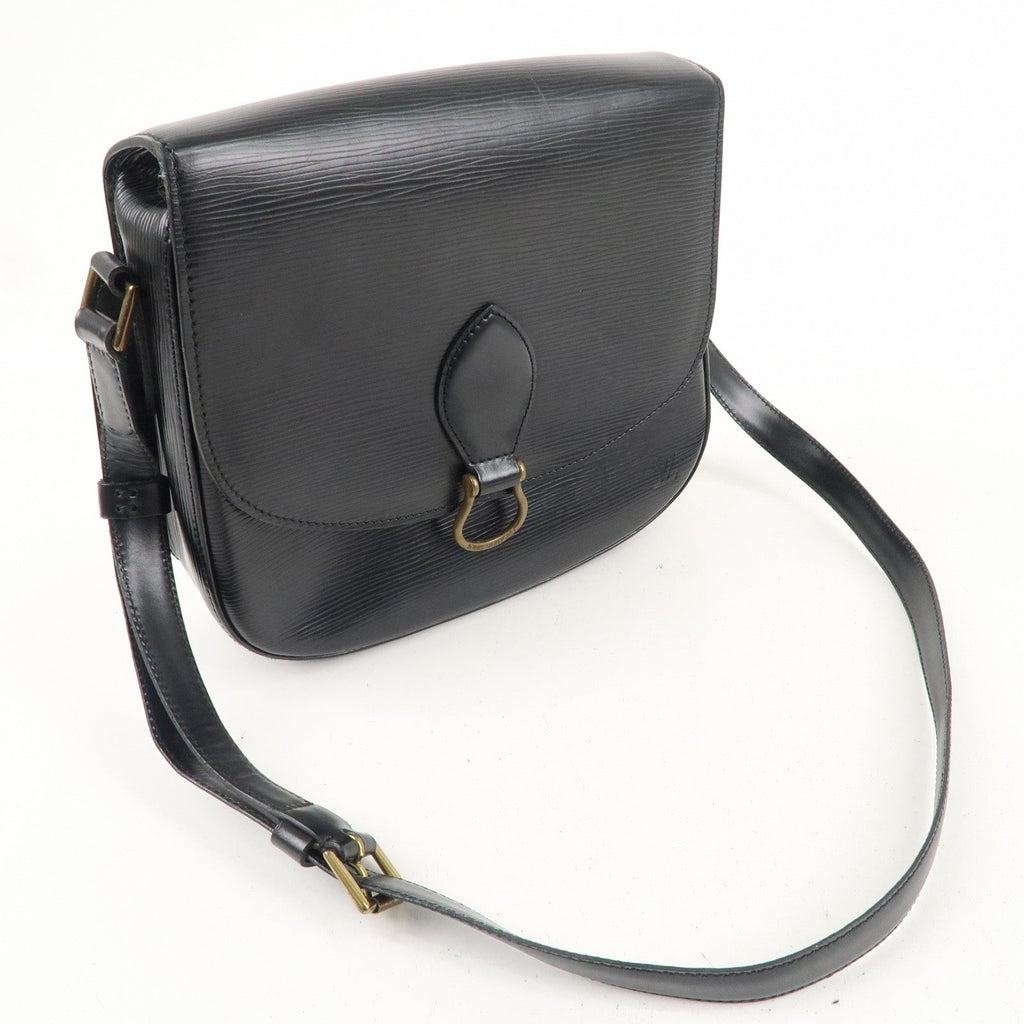 Louis Vuitton Epi Saint Cloud Shoulder Bag Black Noir M52192