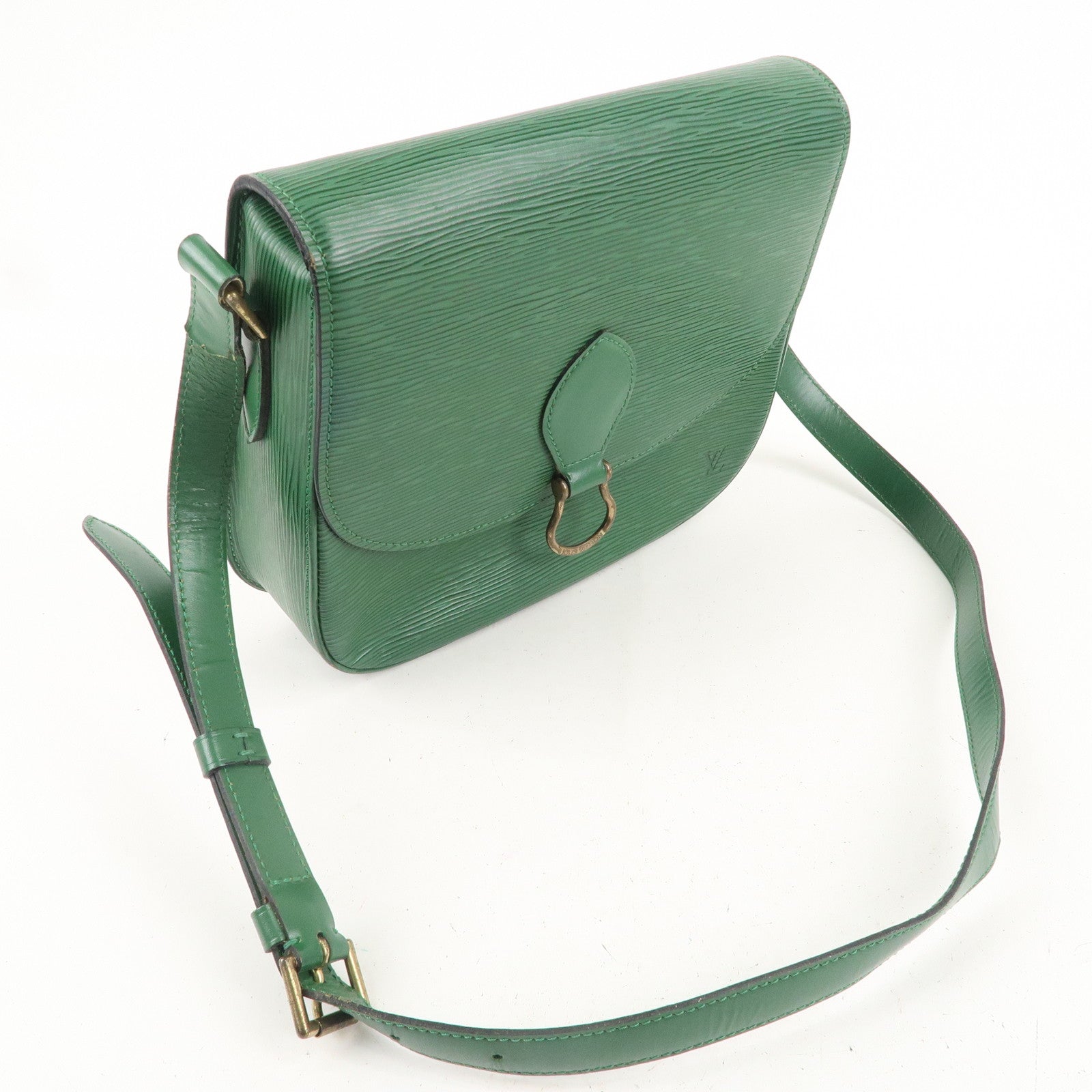 Louis Vuitton Epi Saint Cloud Shoulder Bag Green M52194