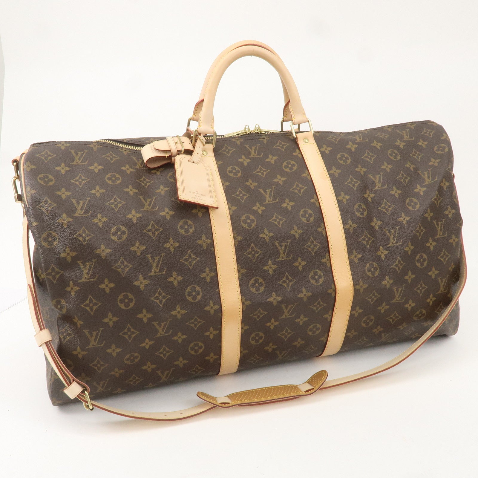 Louis Vuitton Monogram Keep All Bandouliere 60 Bag M41412