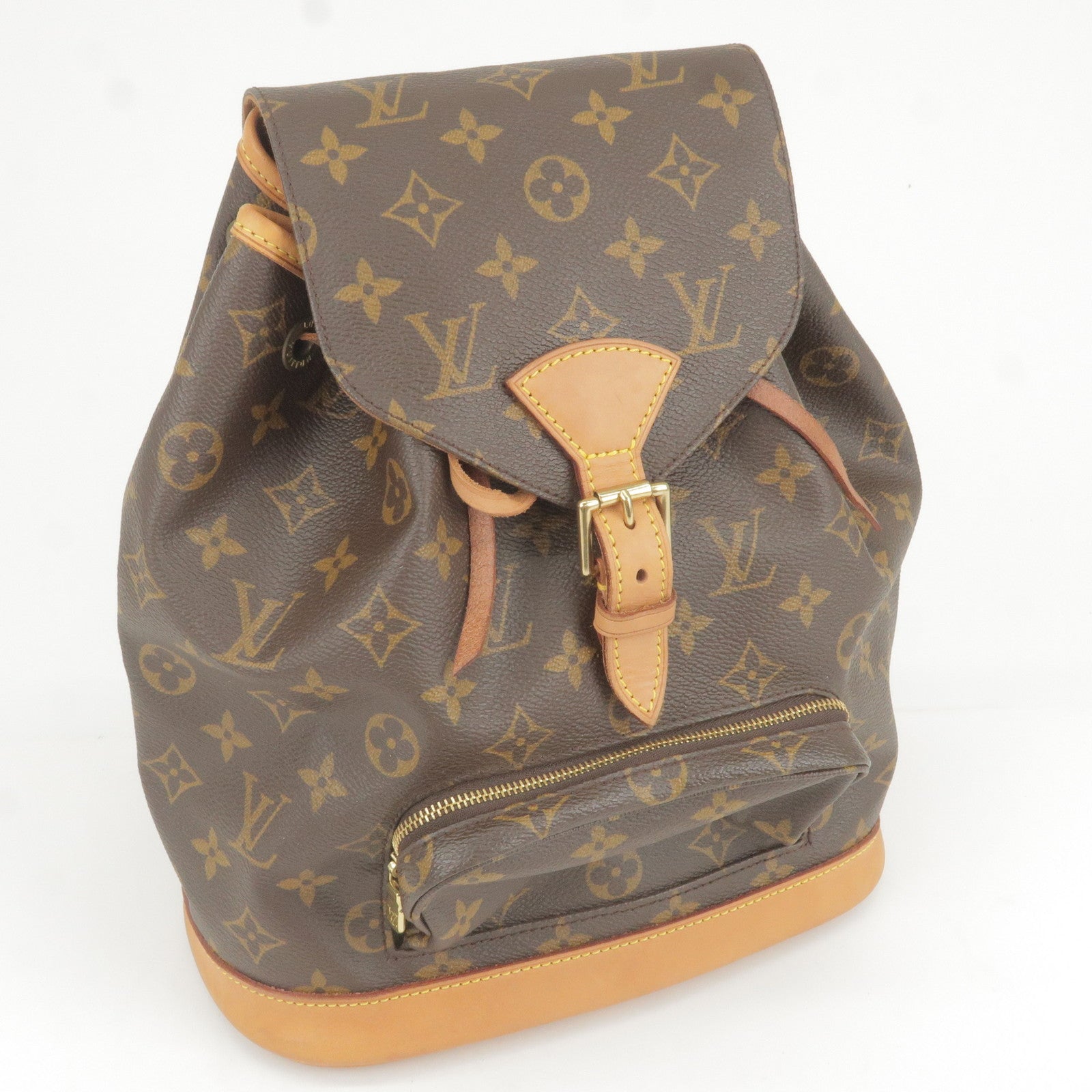 Louis Vuitton Monogram Montsouris MM Back Pack Bag M51136