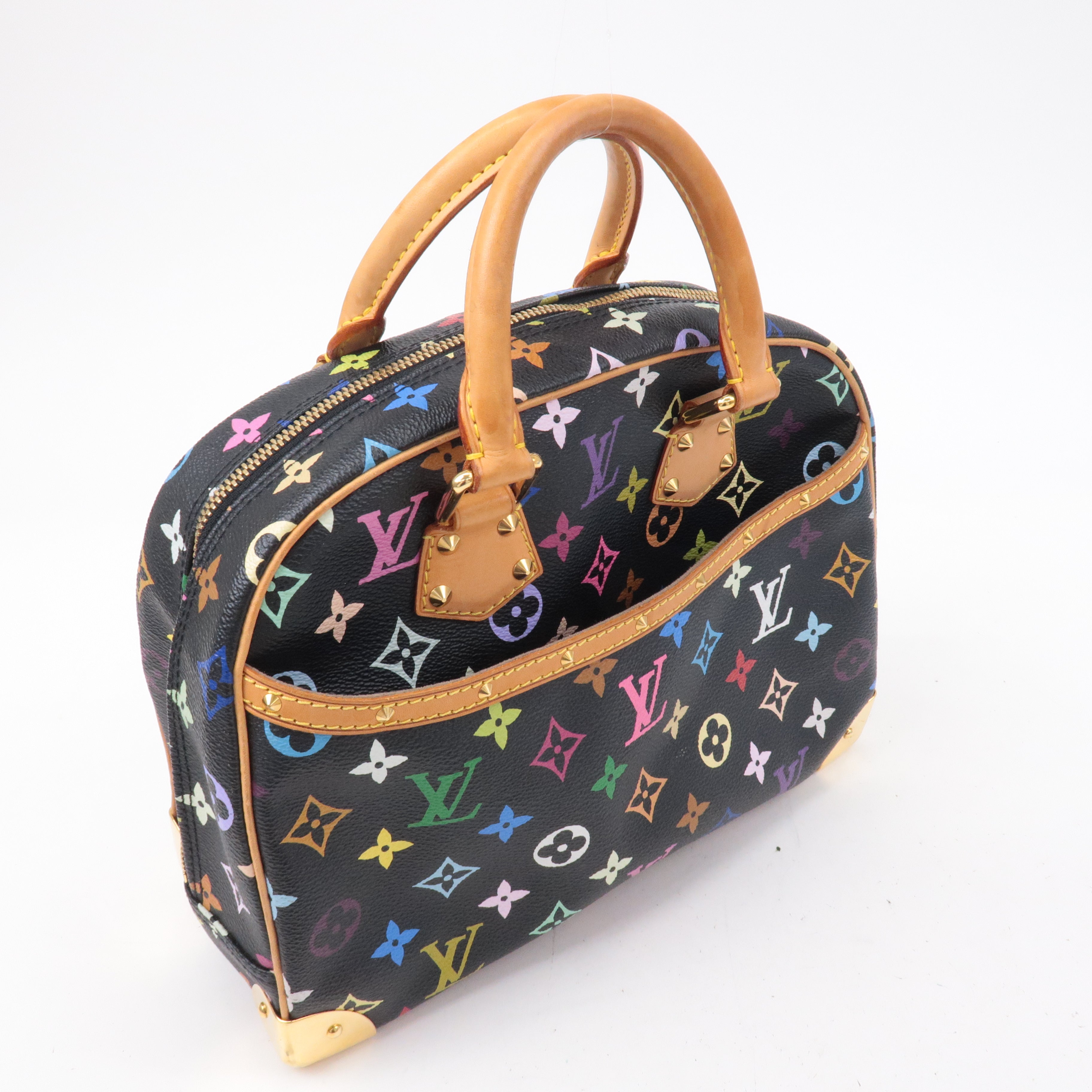 Louis Vuitton Monogram Multi Color Trouville Hand Bag M92662