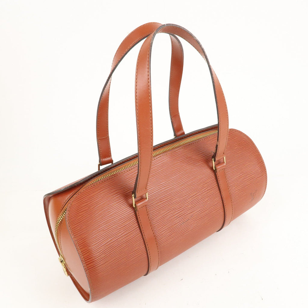 Louis Vuitton Epi Soufflot Hand Bag Kenya Brown M52223