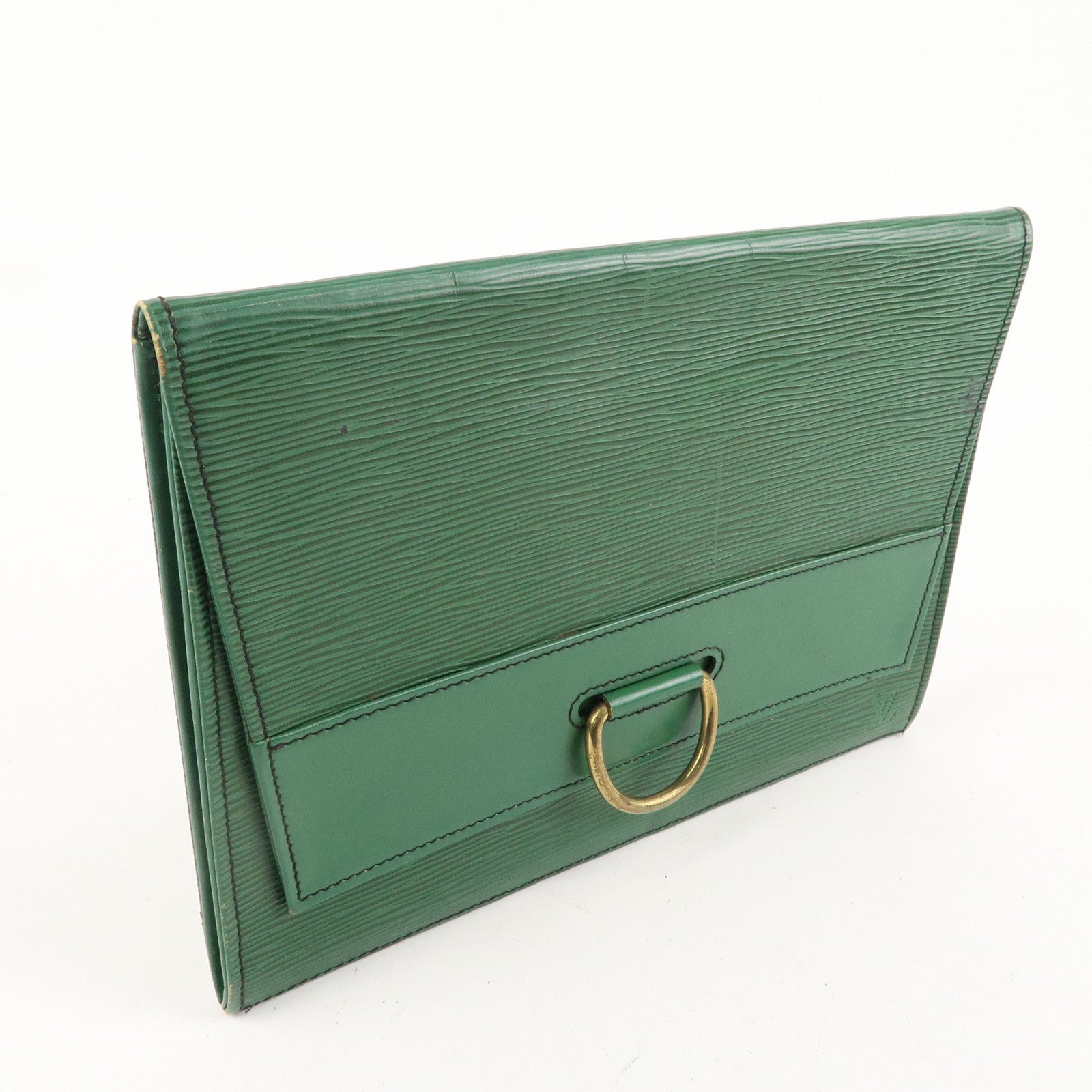 Louis Vuitton Epi Iena 28 Clutch Bag Borneo Green M52724
