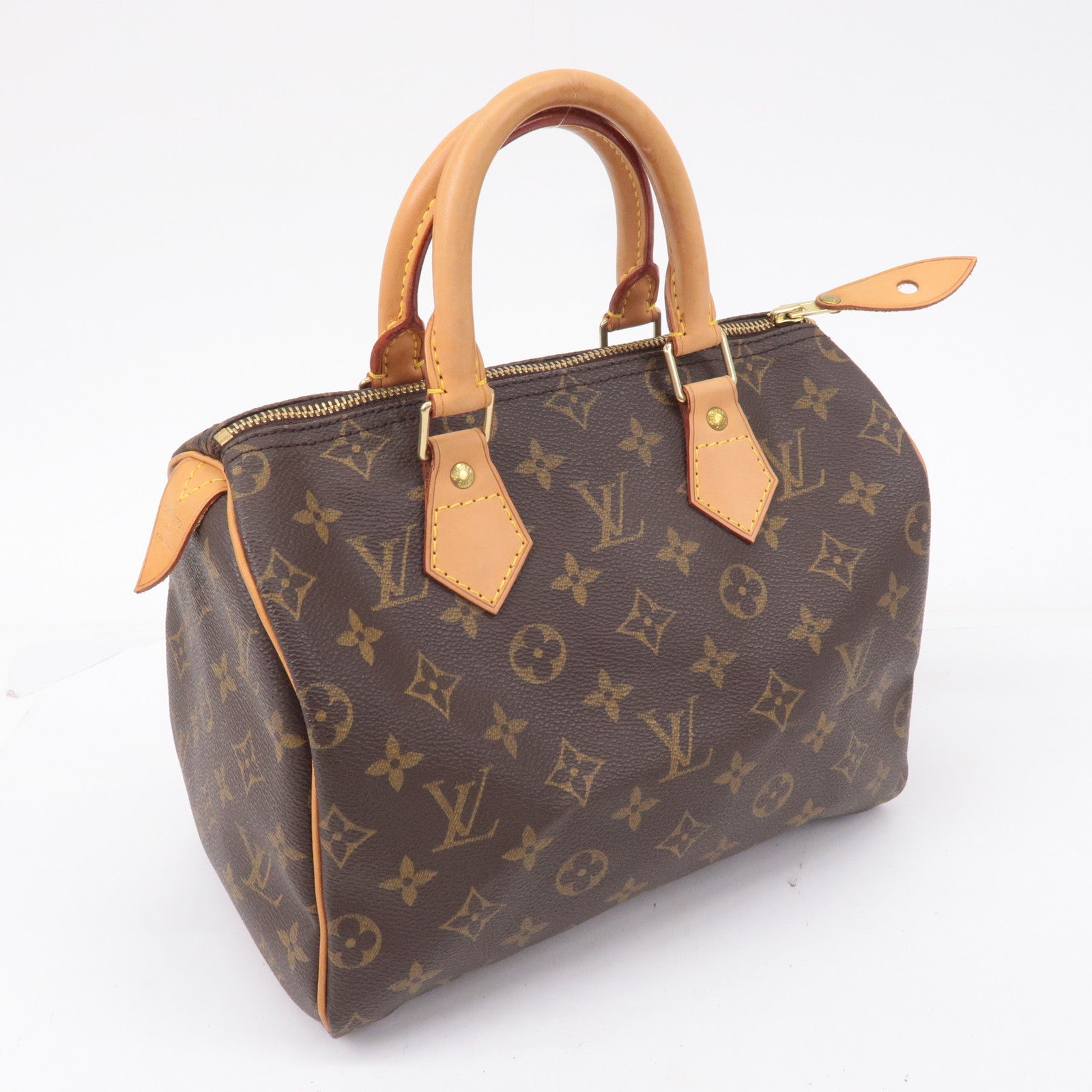 Louis Vuitton Monogram Speedy 25 Hand Bag Boston Bag M41528