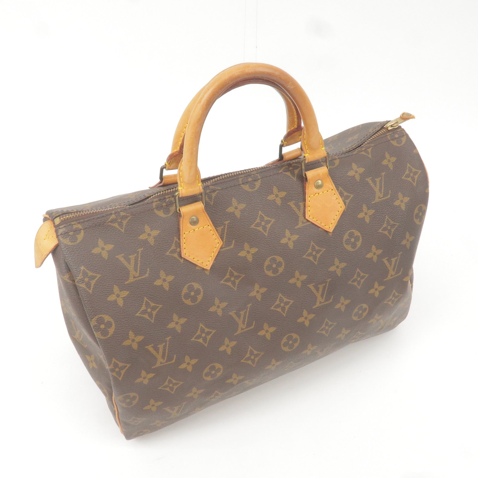 Louis Vuitton Monogram Speedy 35 Hand Bag Boston Bag M41524