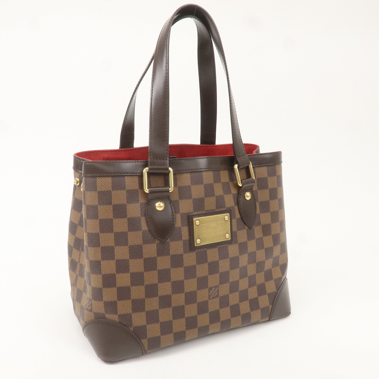 Louis Vuitton Damier Ebene Hampstead PM Hand Bag Brown N51205