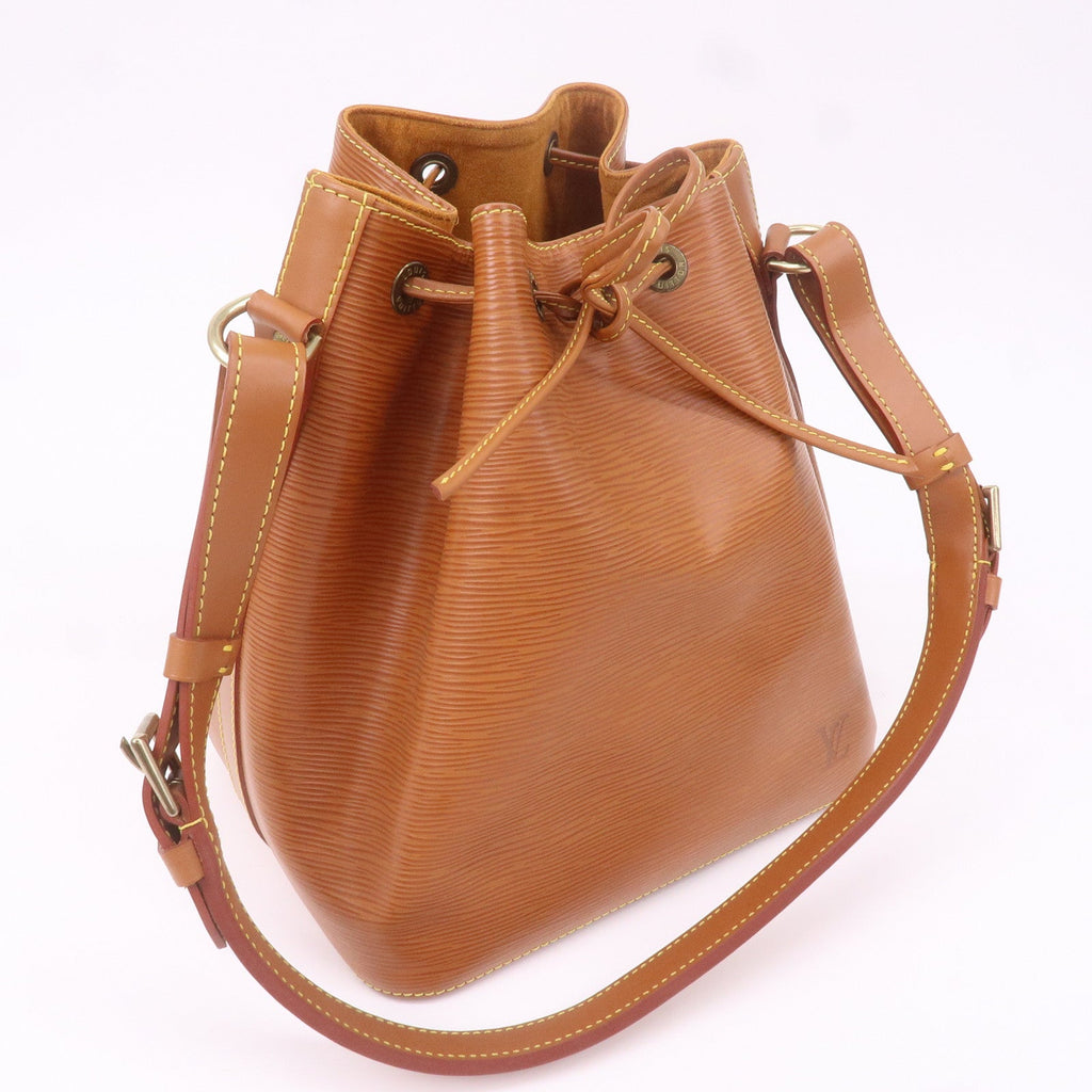 Louis Vuitton Epi Petit Noe Shoulder Bag Zipang Gold M44108