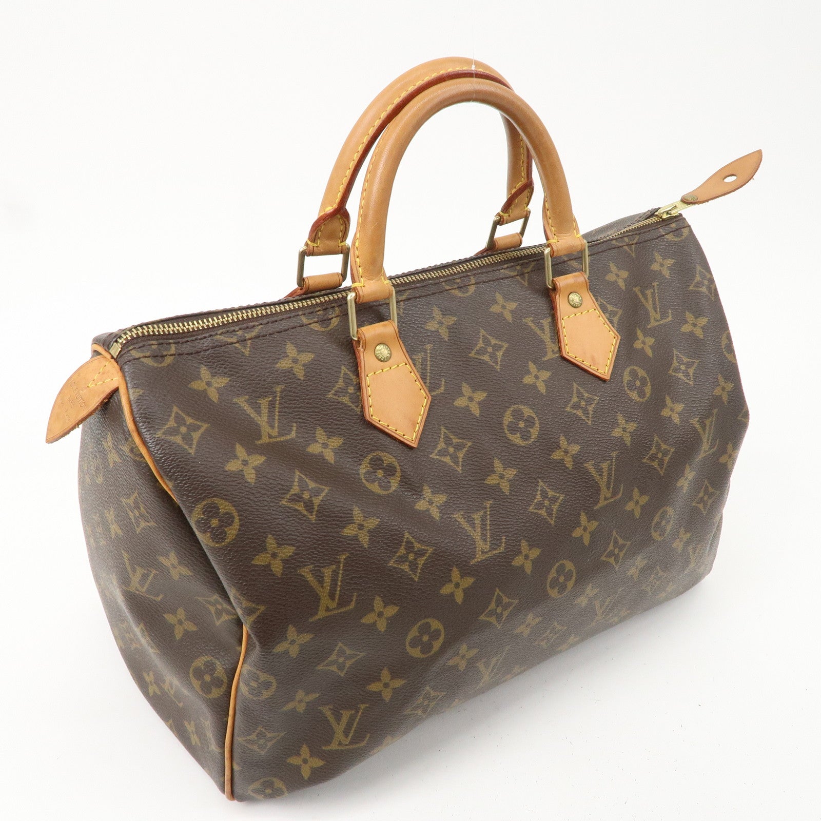 Louis Vuitton Monogram Speedy 35 Hand Bag Boston Bag M41524