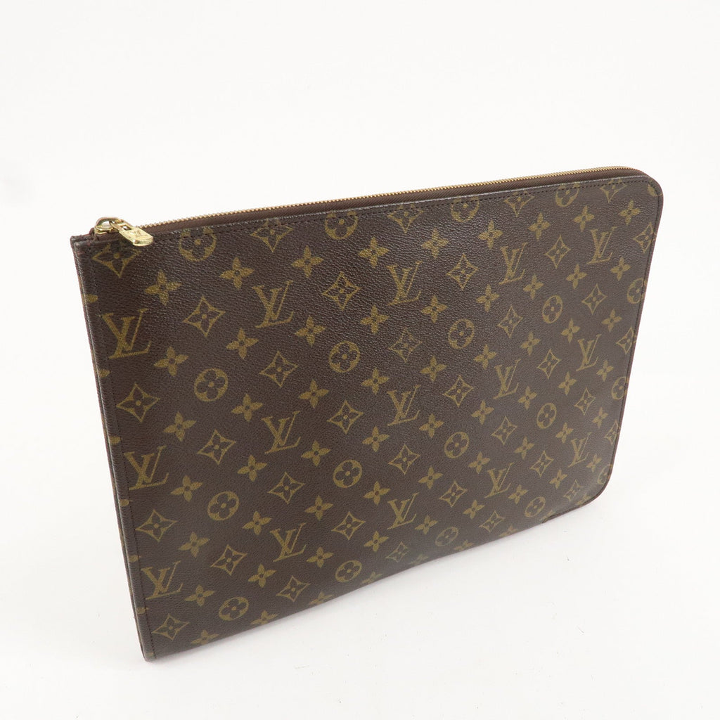 Louis Vuitton Monogram Porte Documents Clutch Bag M53456