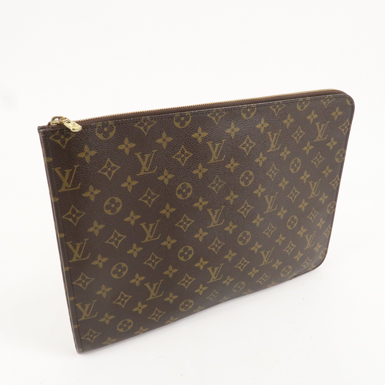 Louis Vuitton Monogram Porte Documents Clutch Bag M53456