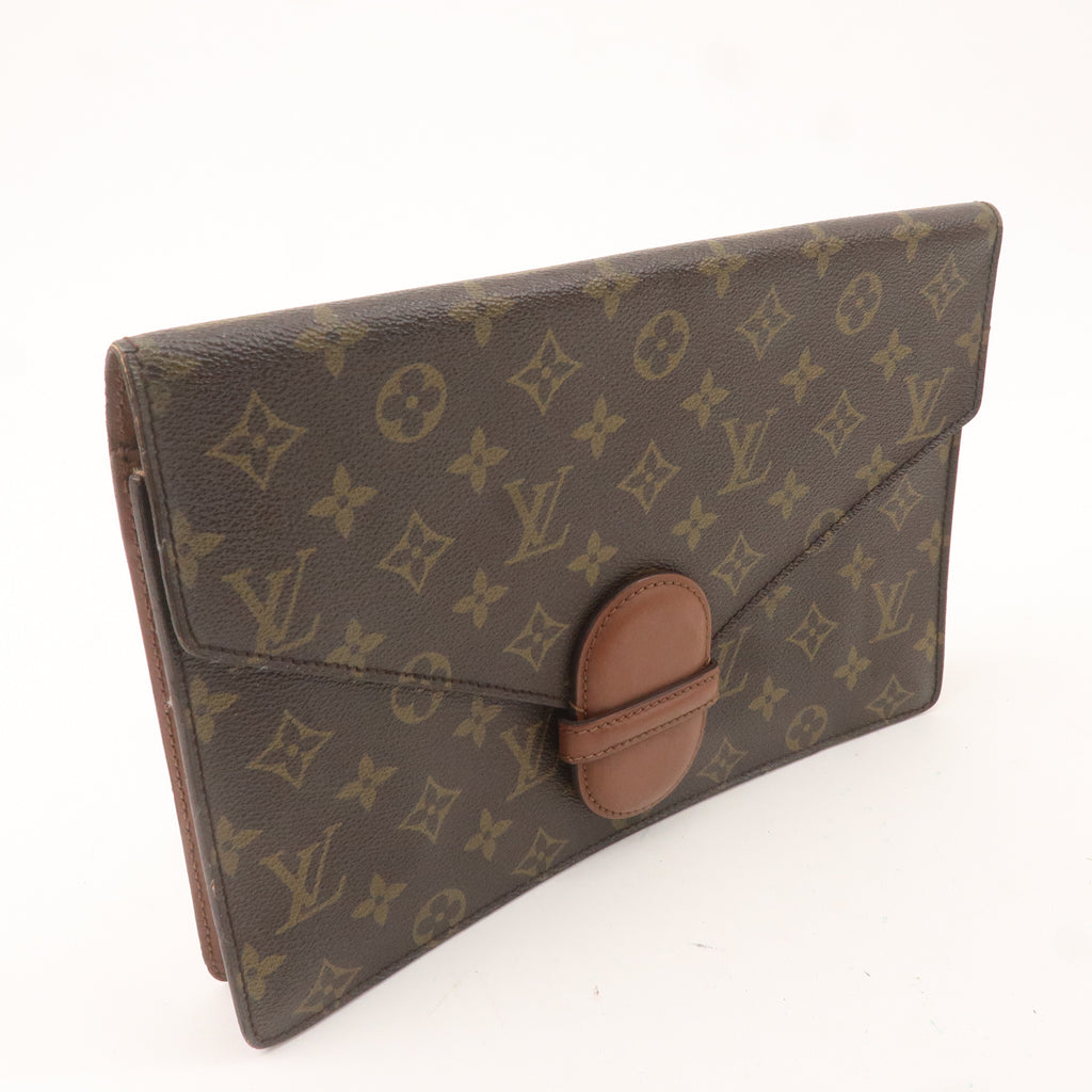 Louis Vuitton Monogram Ranelagh Clutch Bag Pouch Brown M51782