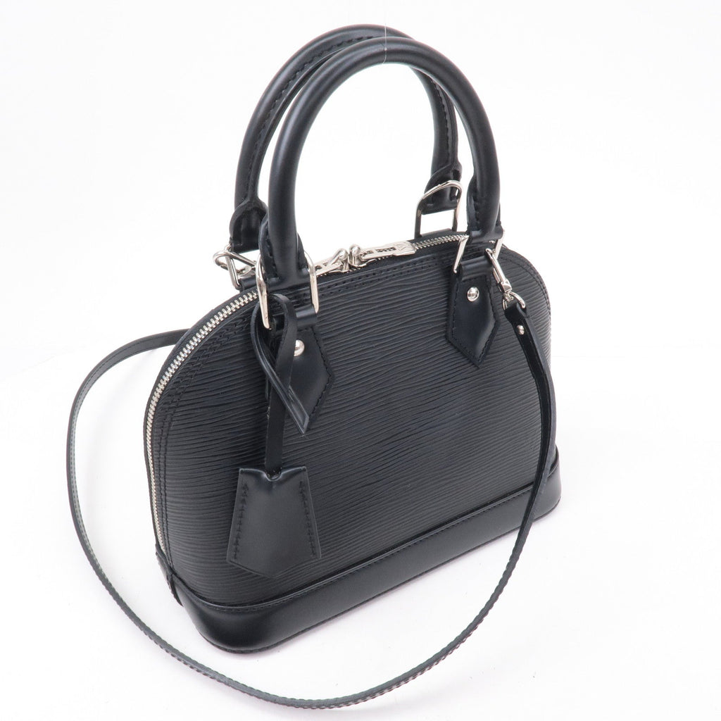 Louis Vuitton Epi Alma BB 2Way Shoulder Bag Noir Black M40862