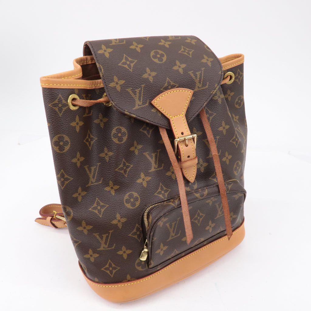 Louis Vuitton Monogram Montsouris MM Back Pack Bag M51136