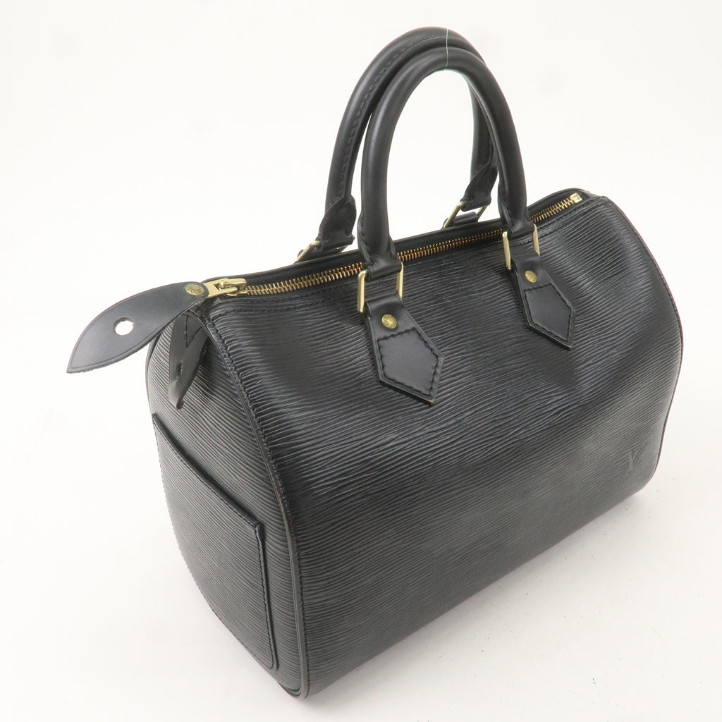 Louis Vuitton Epi Speedy 25 Boston Bag Hand Bag Noir Black M43012