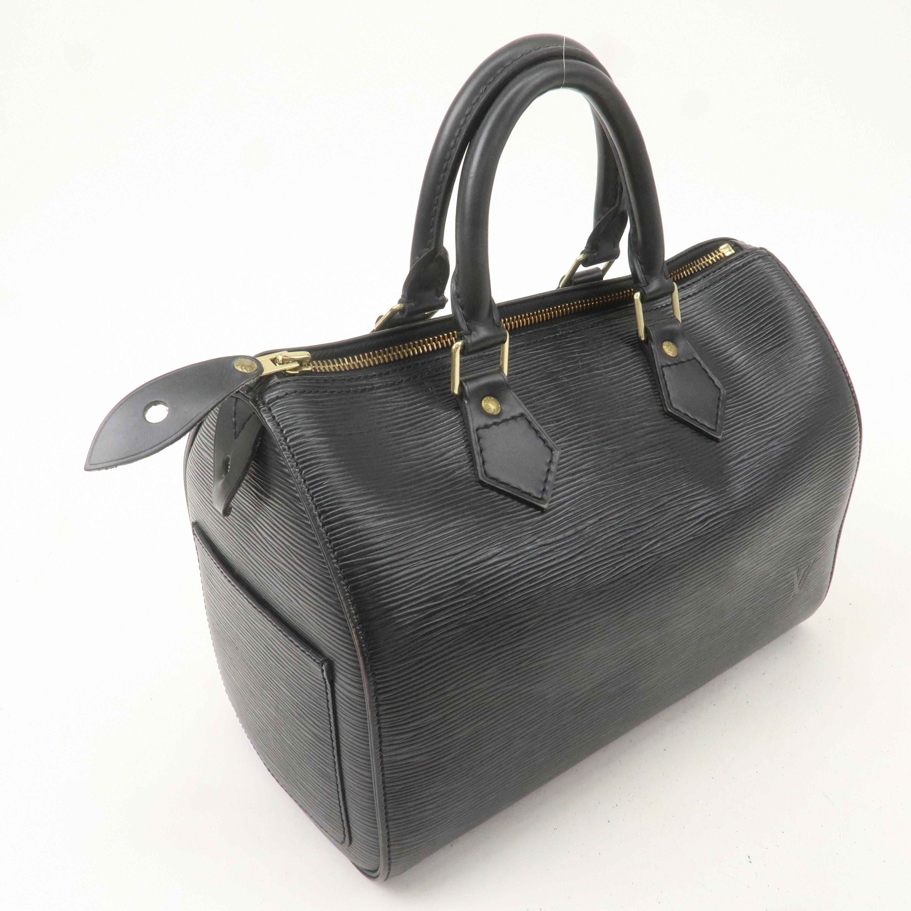 Louis Vuitton Epi Speedy 25 Boston Bag Hand Bag Noir Black M43012