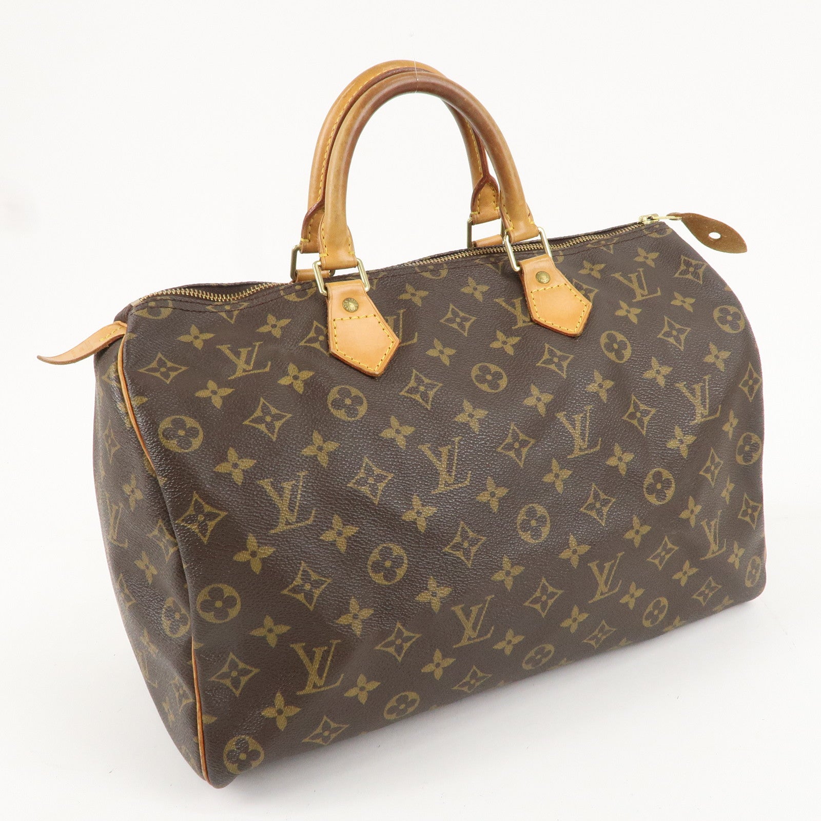 Louis Vuitton Monogram Speedy 35 Hand Bag Boston Bag M41524