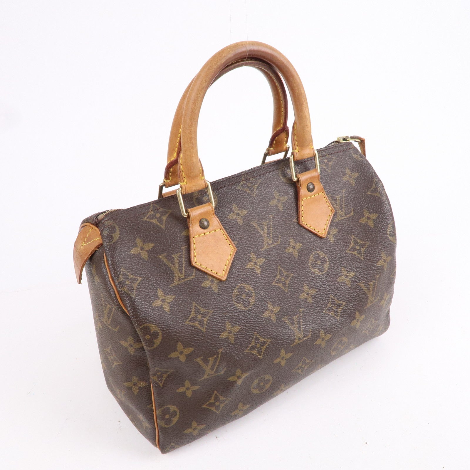 Louis Vuitton Monogram Speedy 25 Hand Bag Boston Bag M41528