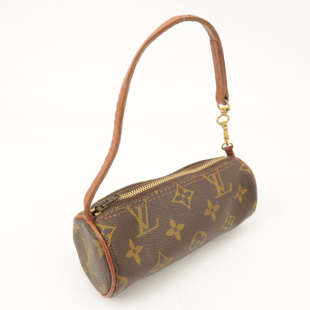 Louis Vuitton Monogram Pouch for Papillon Bag Brown Old Style