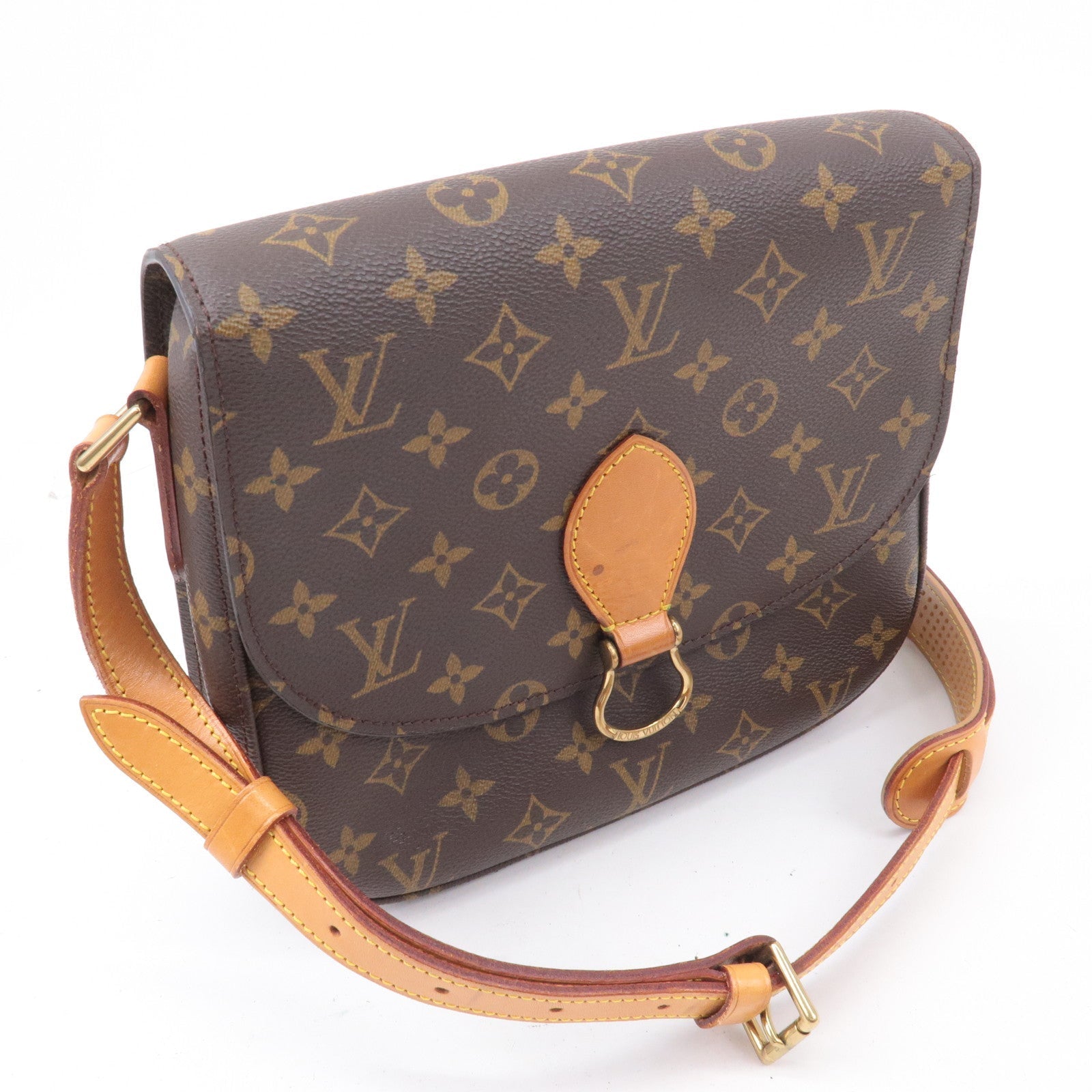 Louis Vuitton Monogram Saint Cloud GM Shoulder Bag Brown M51242