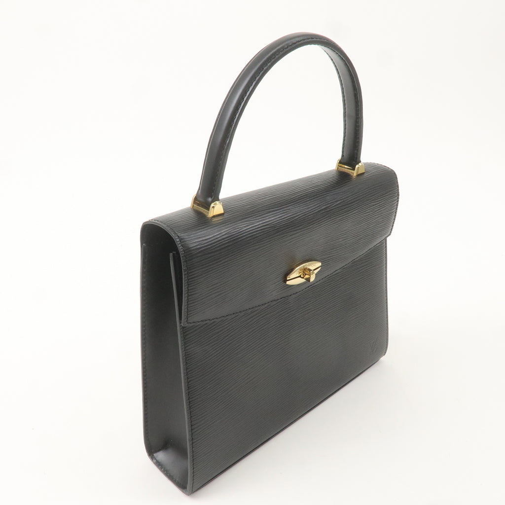 Louis Vuitton Epi Leather Malesherbes Hand Bag Black M52372