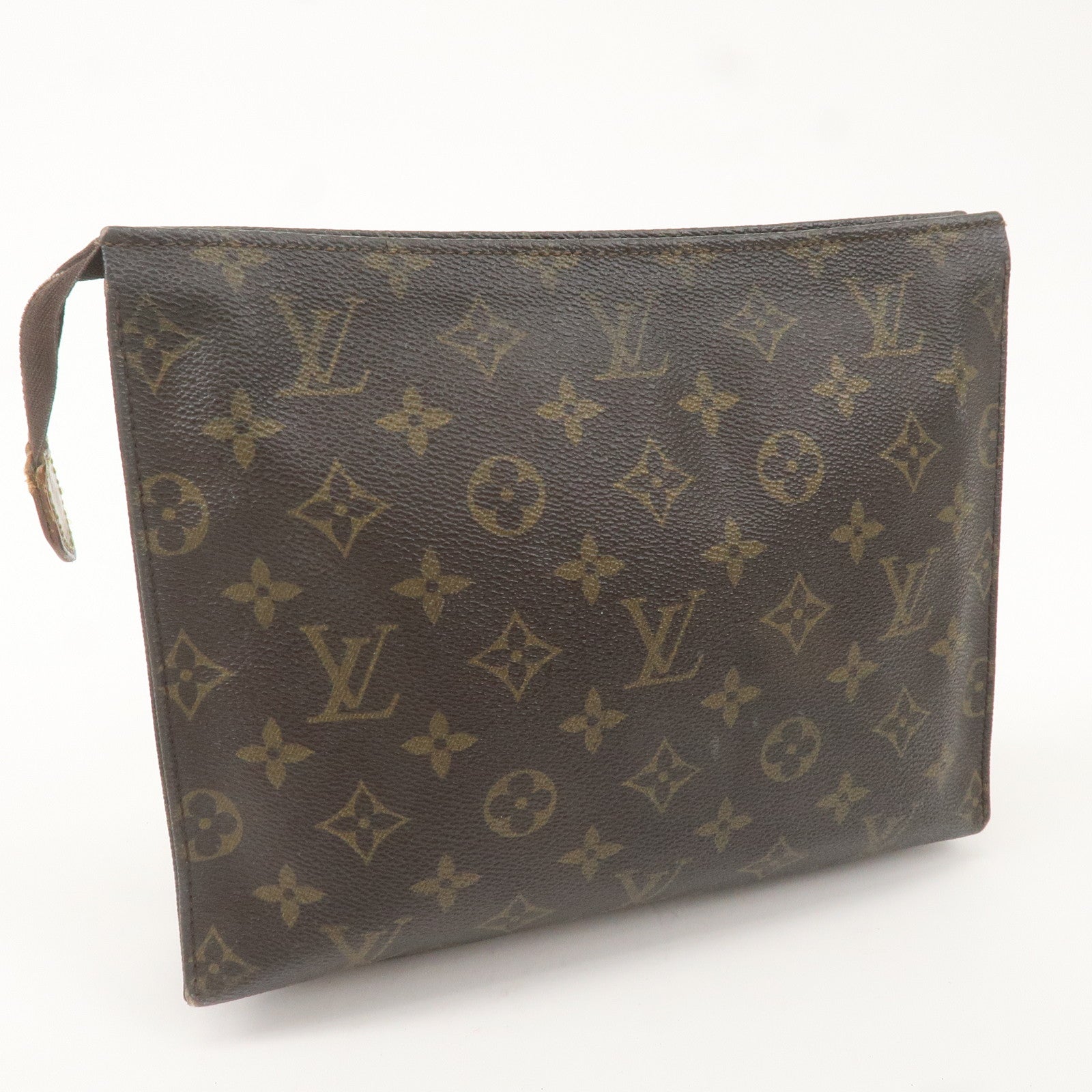 Louis Vuitton Monogram Poche Toilette 26 Clutch Bag Pouch M47542