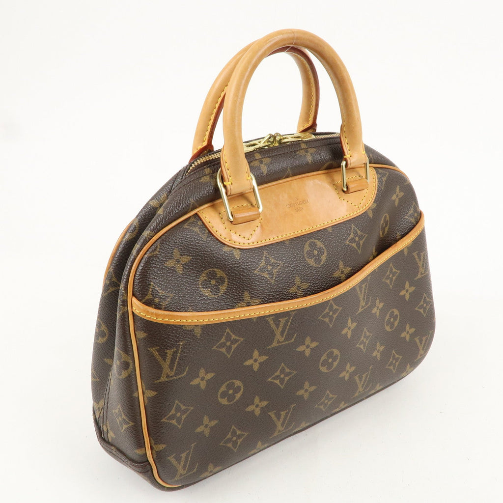 Louis Vuitton Monogram Trouville Hand Bag Brown M42228