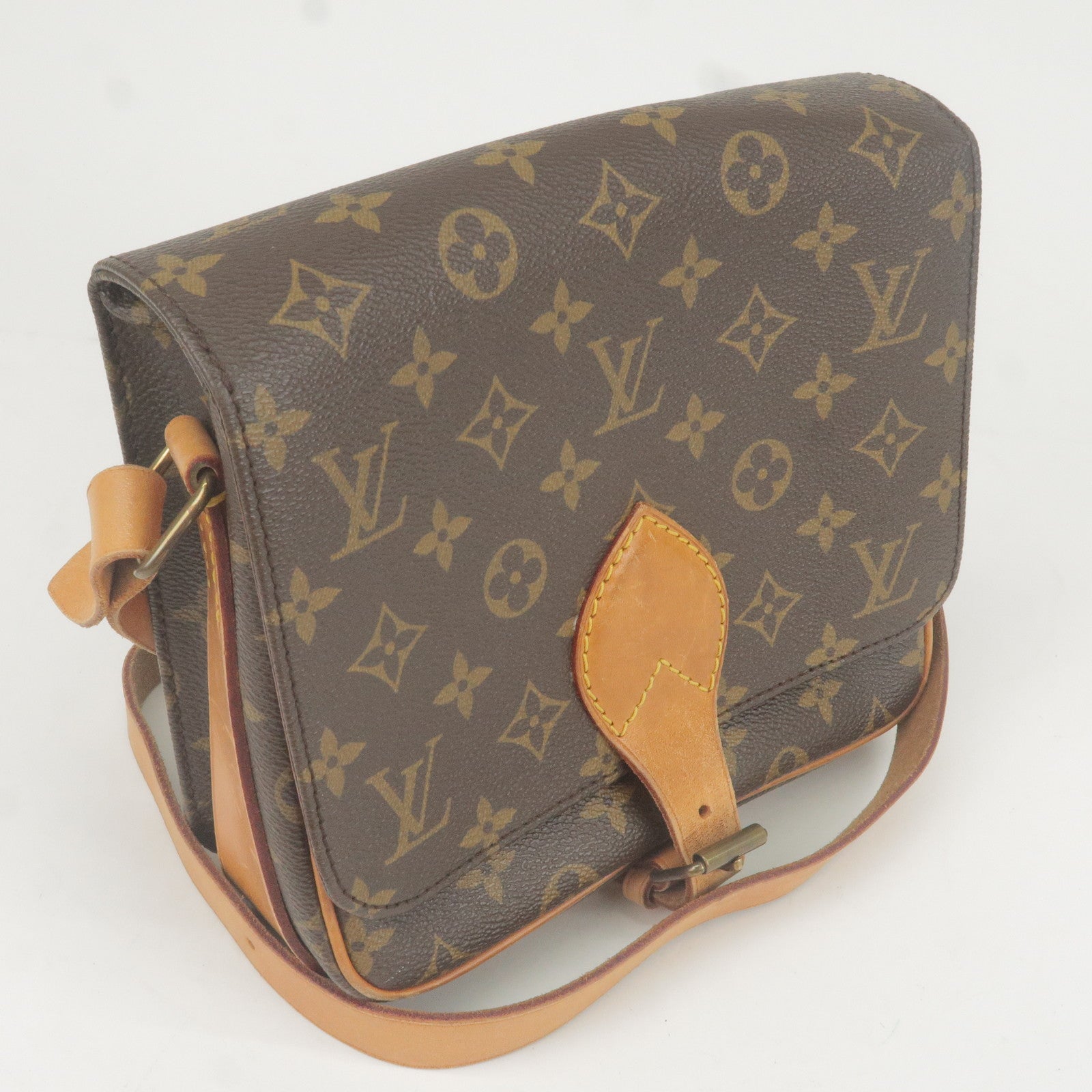 Louis Vuitton Monogram Cartouchiere 22 Shoulder Bag M51253