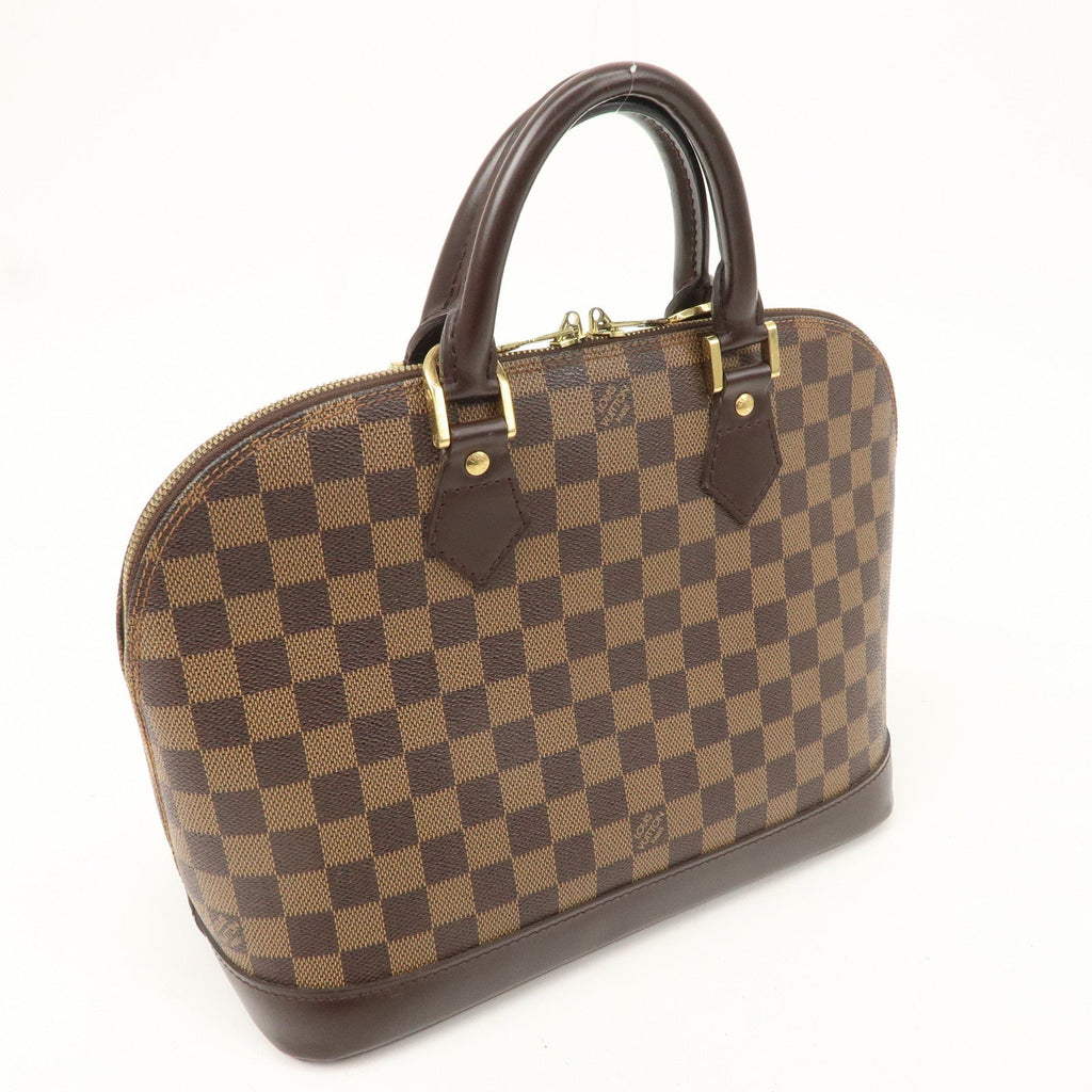 Louis Vuitton Damier Alma PM Hand Bag Brown N51131