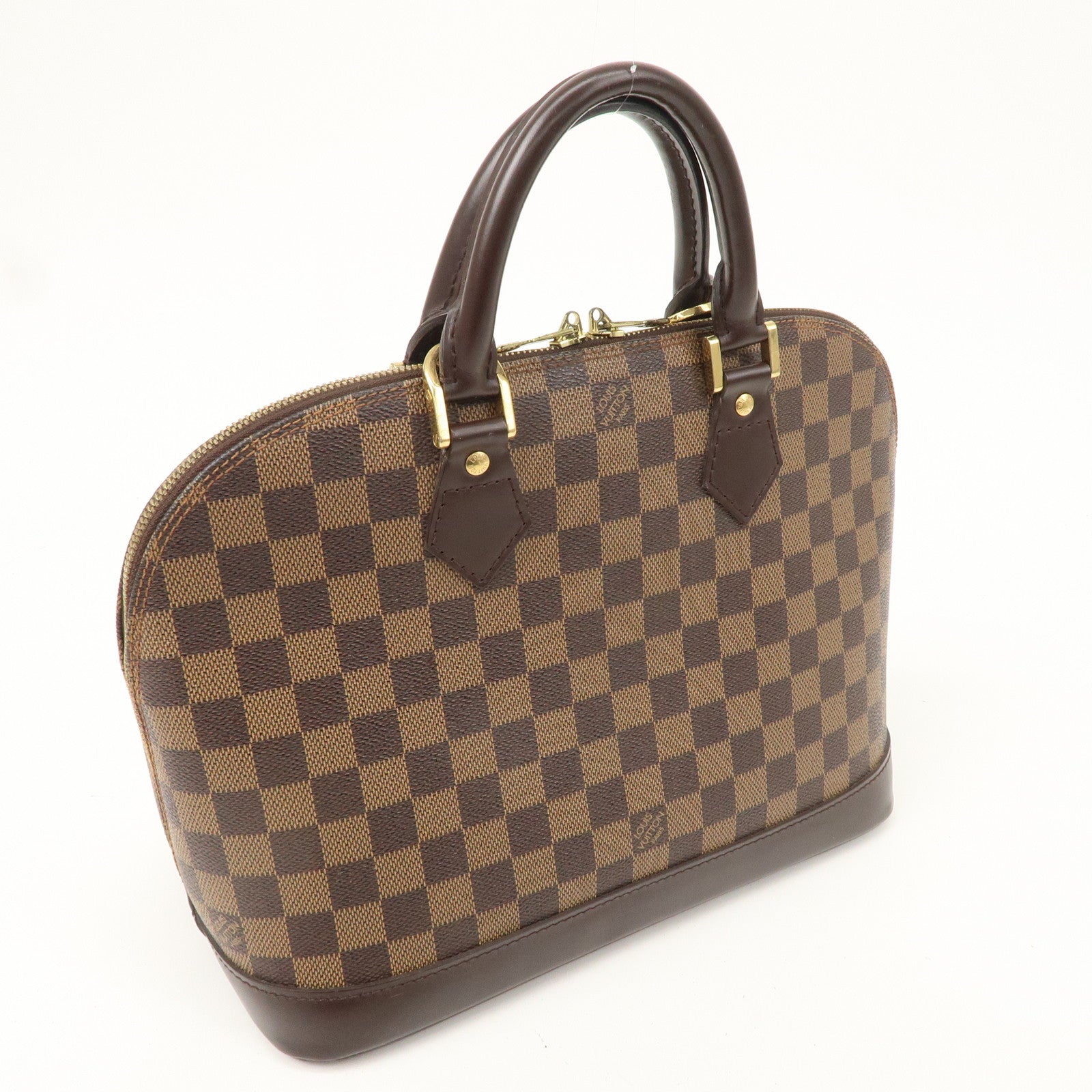 Louis Vuitton Damier Alma PM Hand Bag Brown N51131