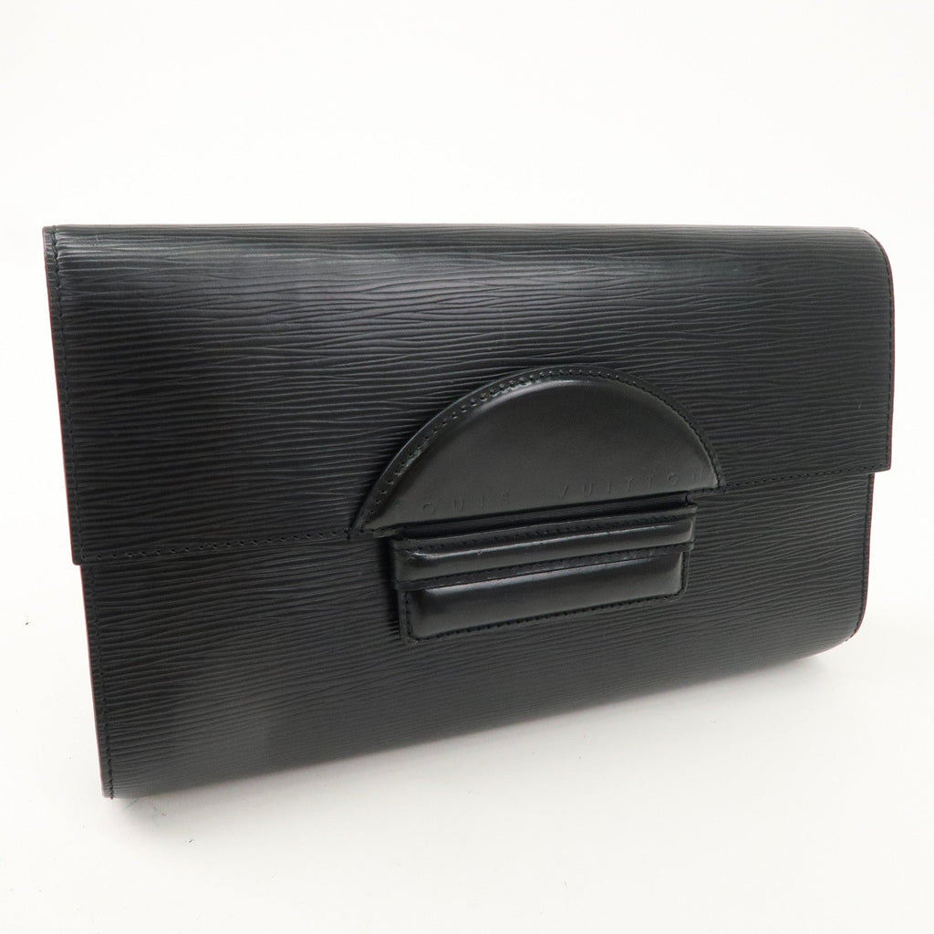 Louis Vuitton Epi Chaillot Clutch Bag Black M52542