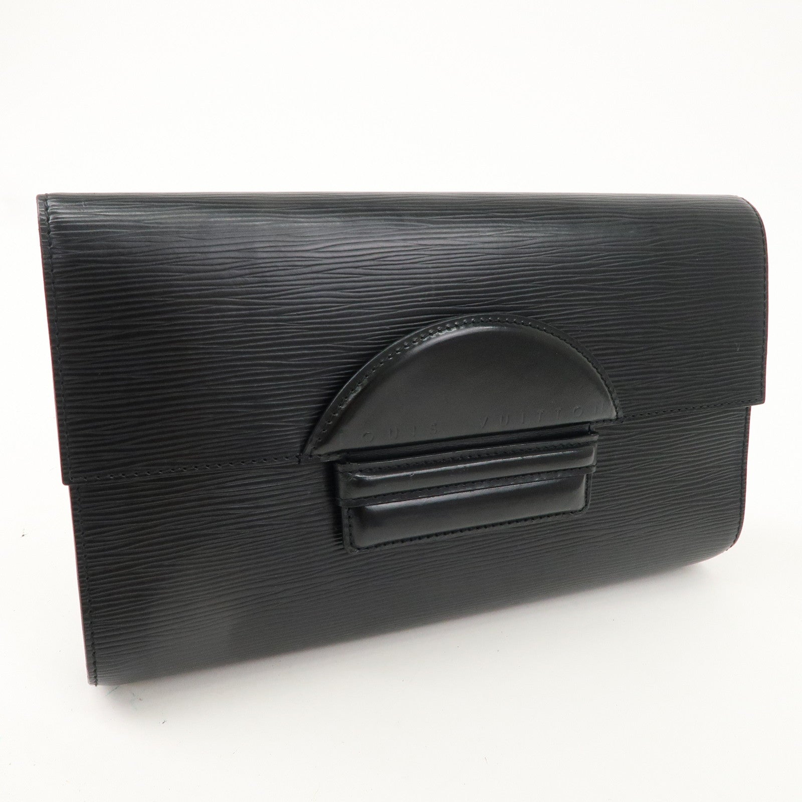 Louis Vuitton Epi Chaillot Clutch Bag Black M52542