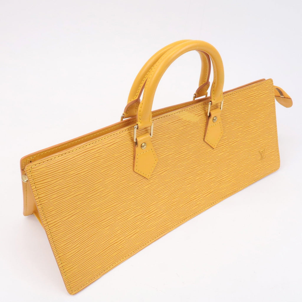 Louis Vuitton Epi Sac Triangle Hand Bag Tassili Yellow M52099