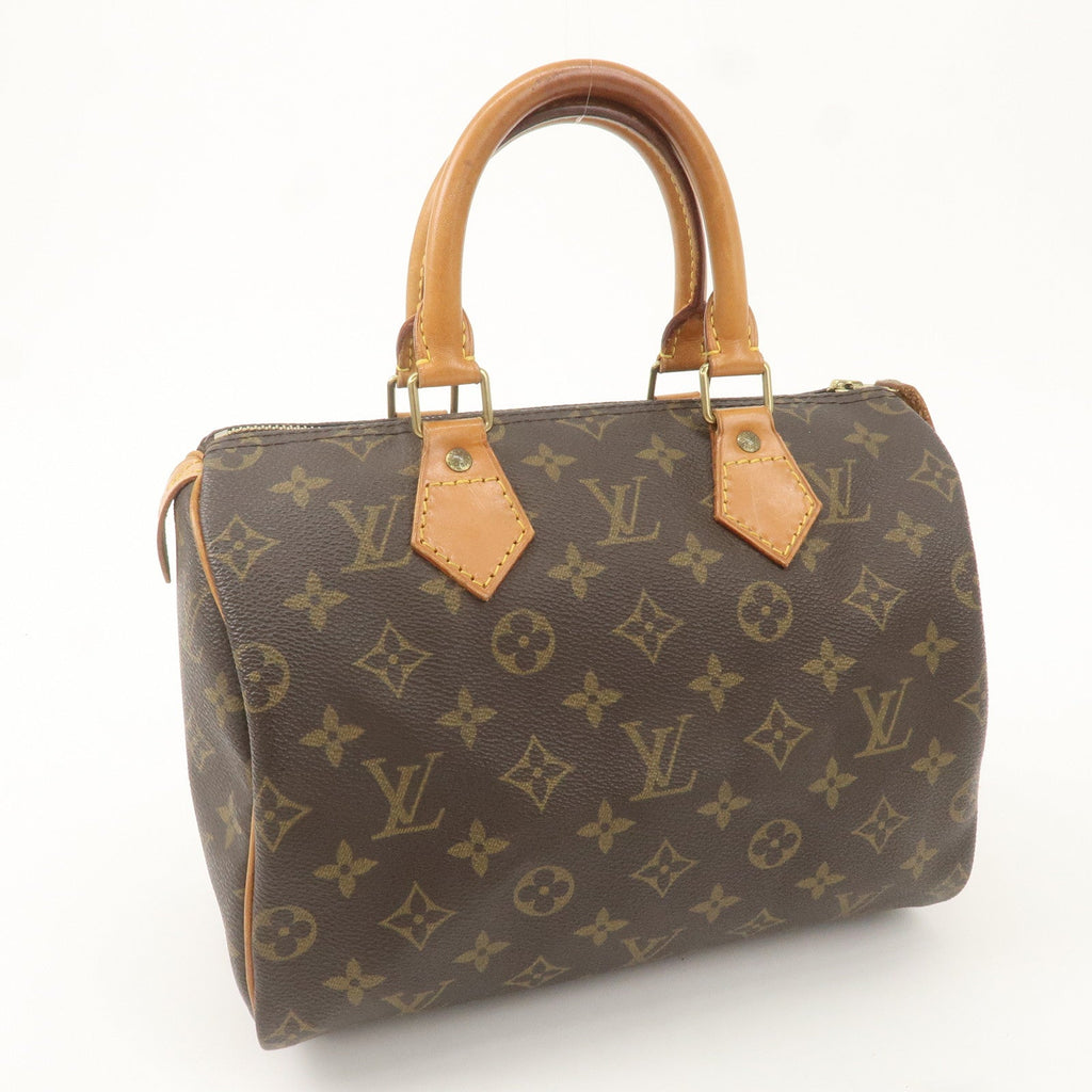 Louis Vuitton Monogram Speedy 25 Hand Bag Boston Bag M41528