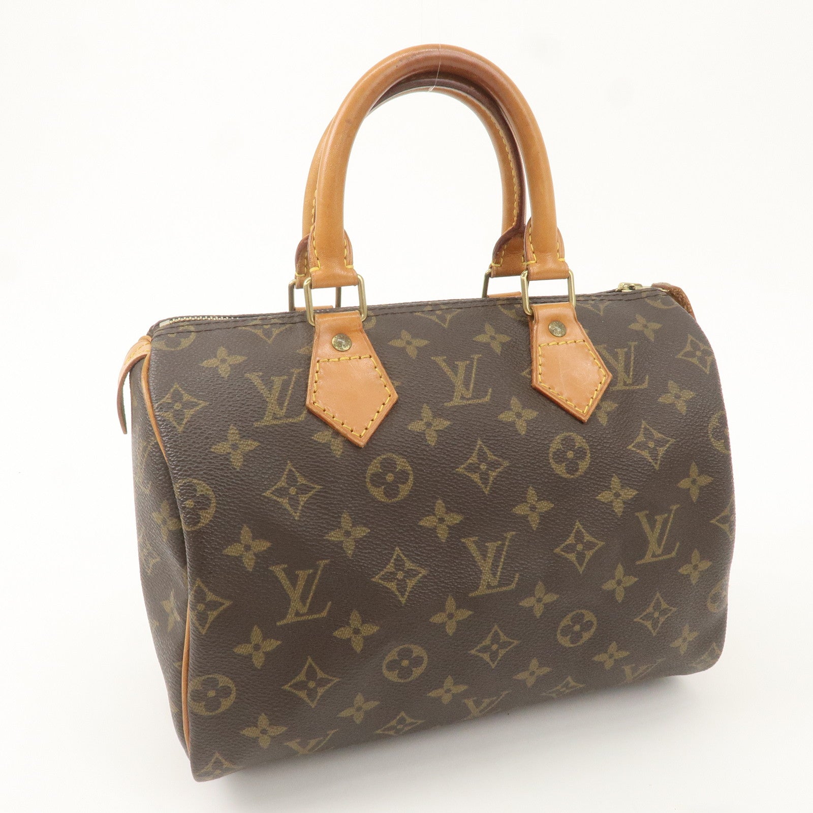 Louis Vuitton Monogram Speedy 25 Hand Bag Boston Bag M41528