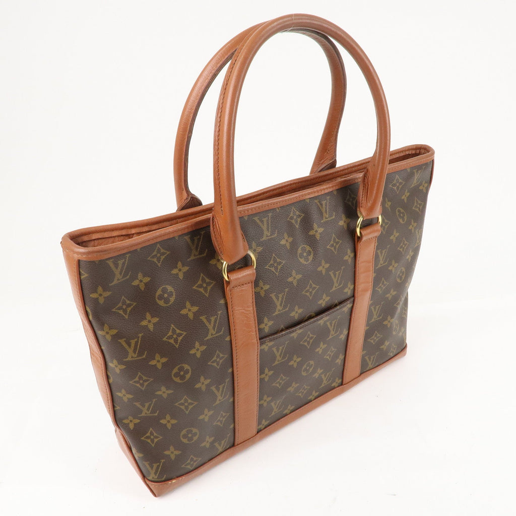 Louis Vuitton Monogram Weekend PM Hand Bag Brown M42425