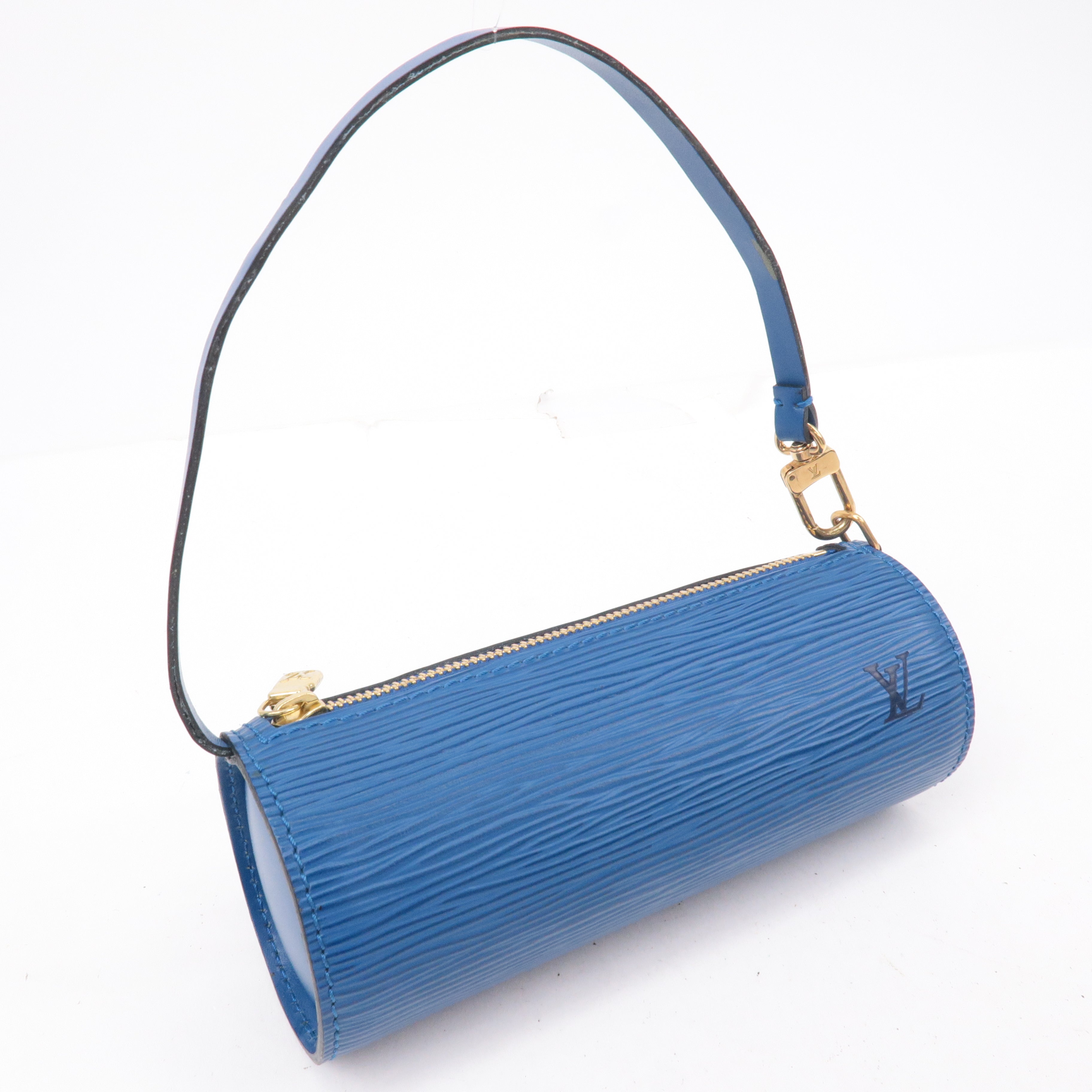 Louis Vuitton Epi Pouch For Soufflot Hand Bag Toledo Blue