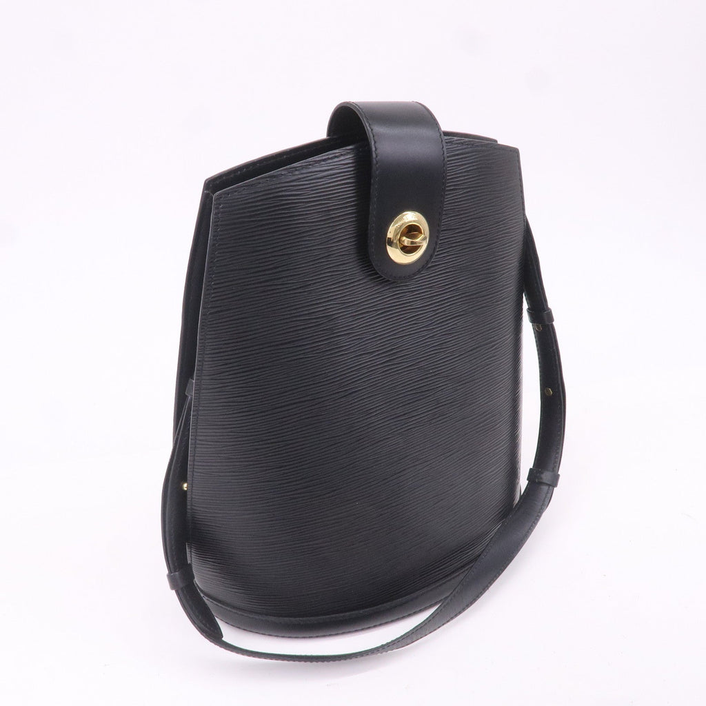 Louis Vuitton Epi Cluny Shoulder Bag Black Noir M52252