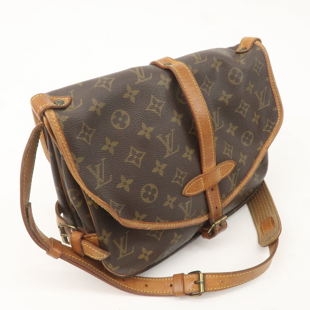 Louis Vuitton Monogram Saumur 30 Shoulder Bag Brown M42256