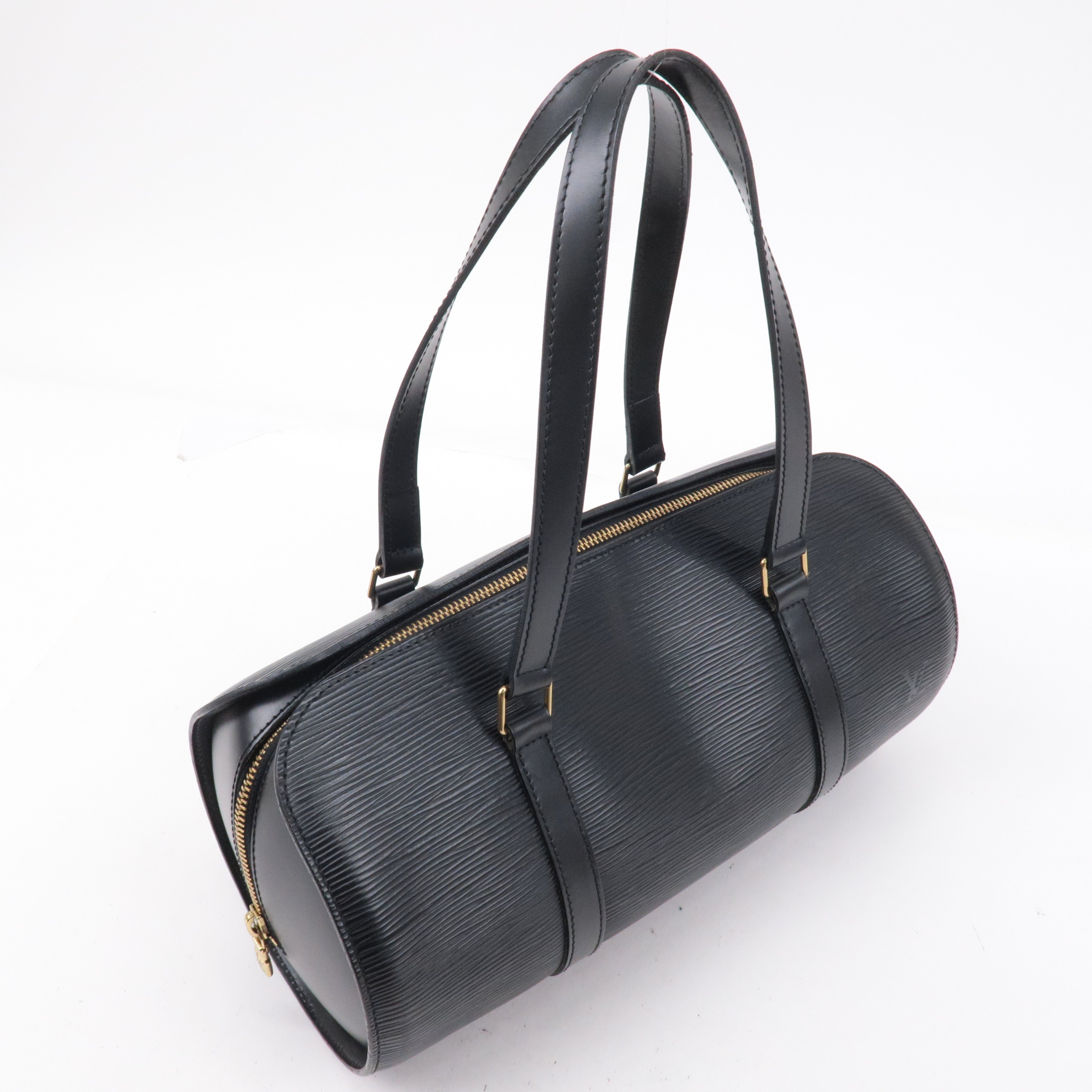 Louis Vuitton Epi Soufflot Hand Bag Noir Black M52862