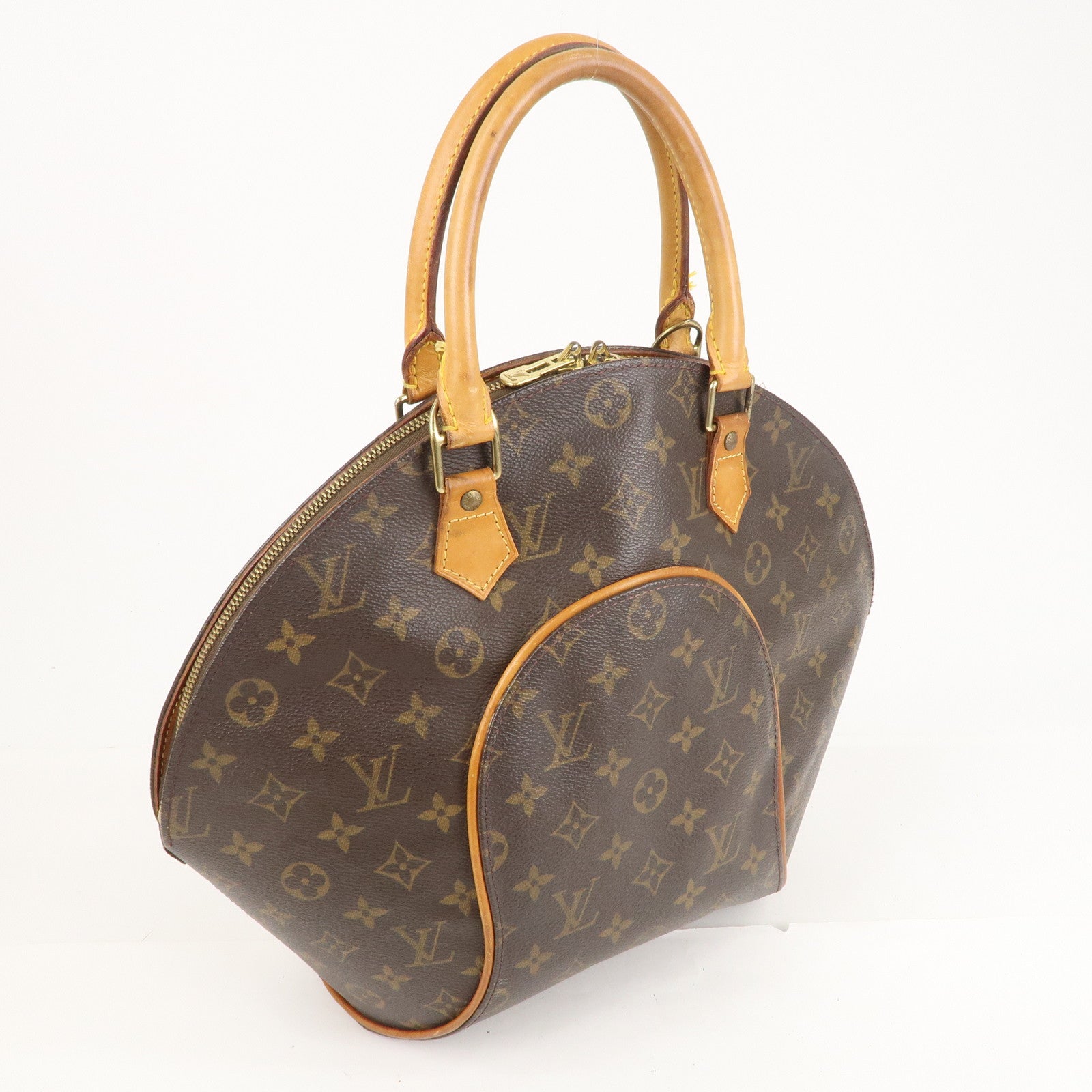 Louis Vuitton Monogram Ellipse MM Hand Bag Brown M51126