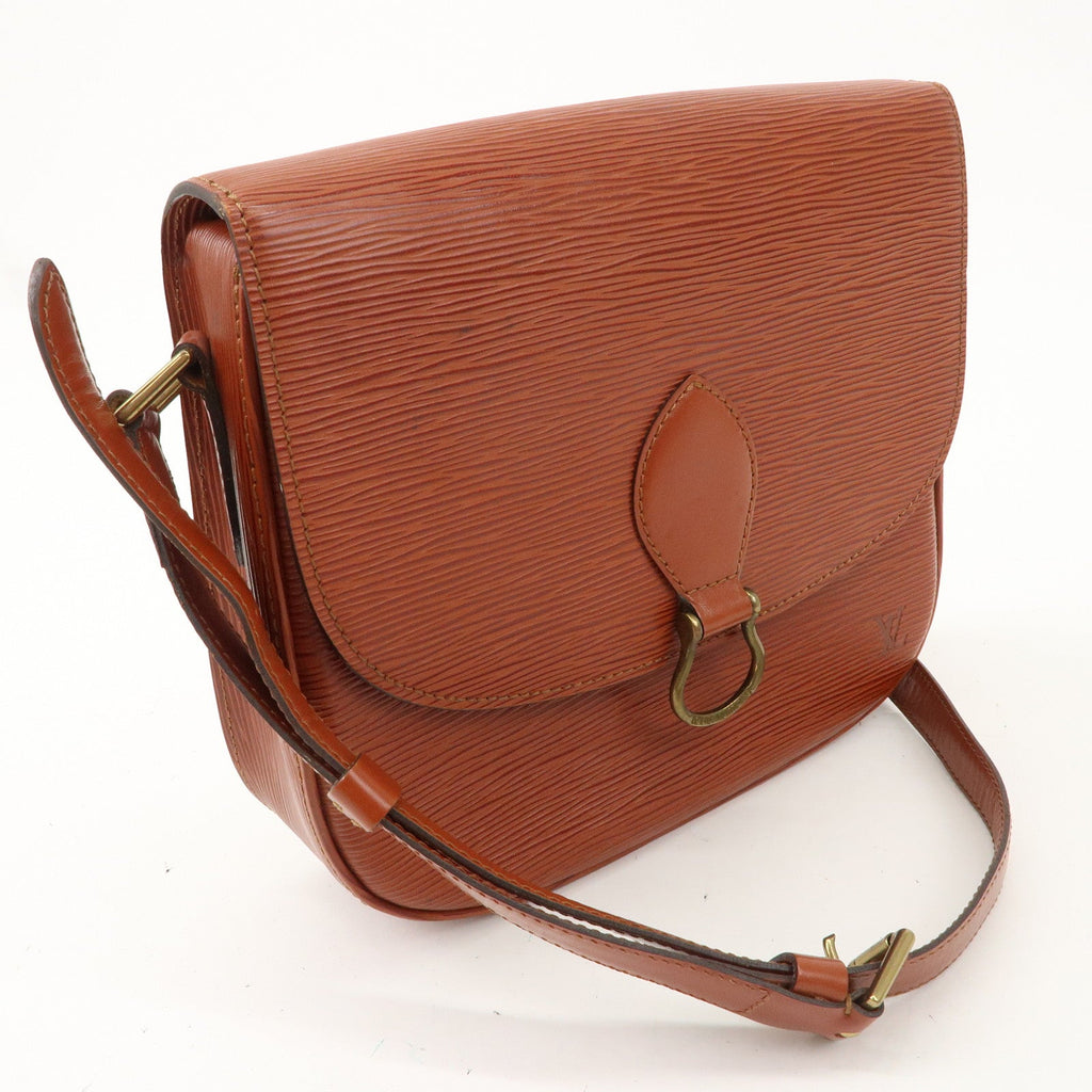 Louis Vuitton Epi Saint Cloud Shoulder Bag Kenya Brown M52193