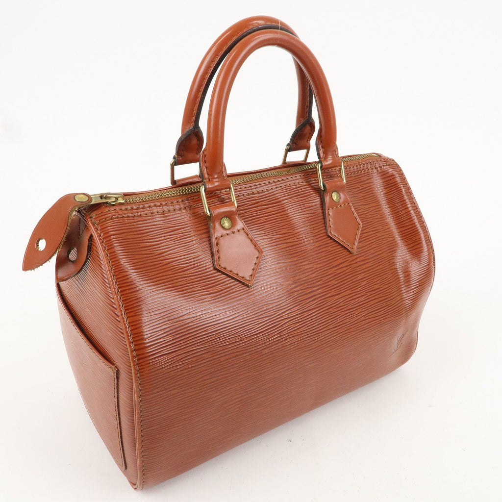 Louis Vuitton Epi Speedy 25 Hand Boston Bag Kenya Brown M43013