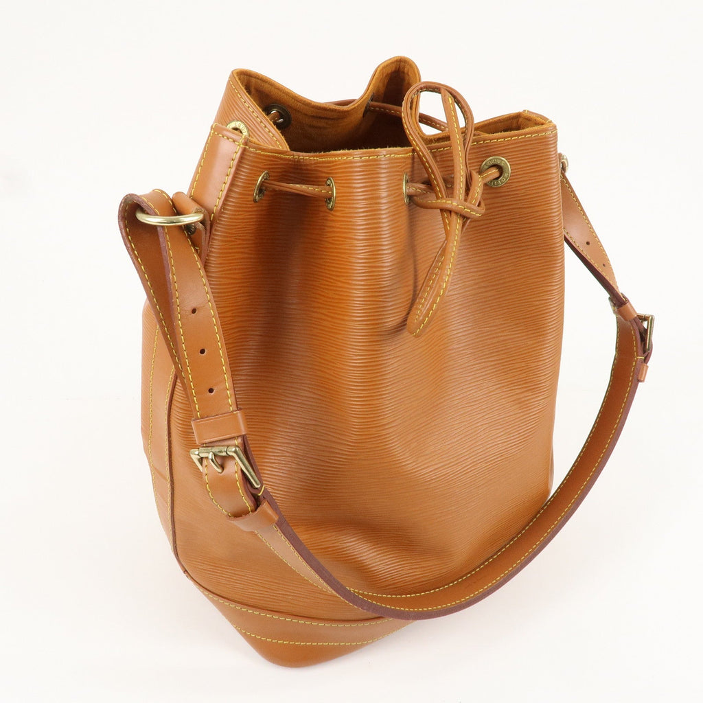 Louis Vuitton Epi Leather Noe Shoulder Bag Zipang Gold M44008