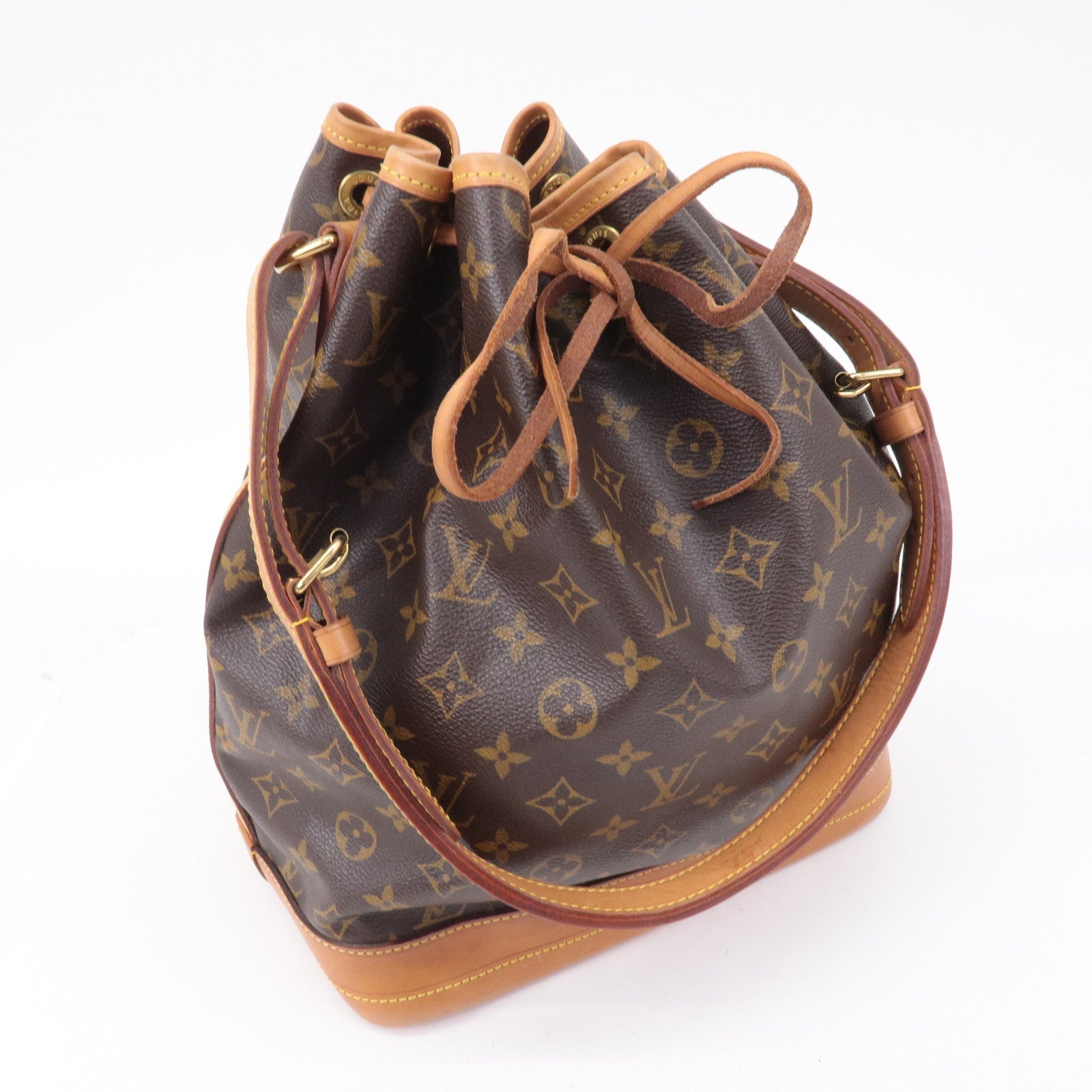 Louis Vuitton Monogram Noe Shoulder Bag Hand Bag Brown M42224
