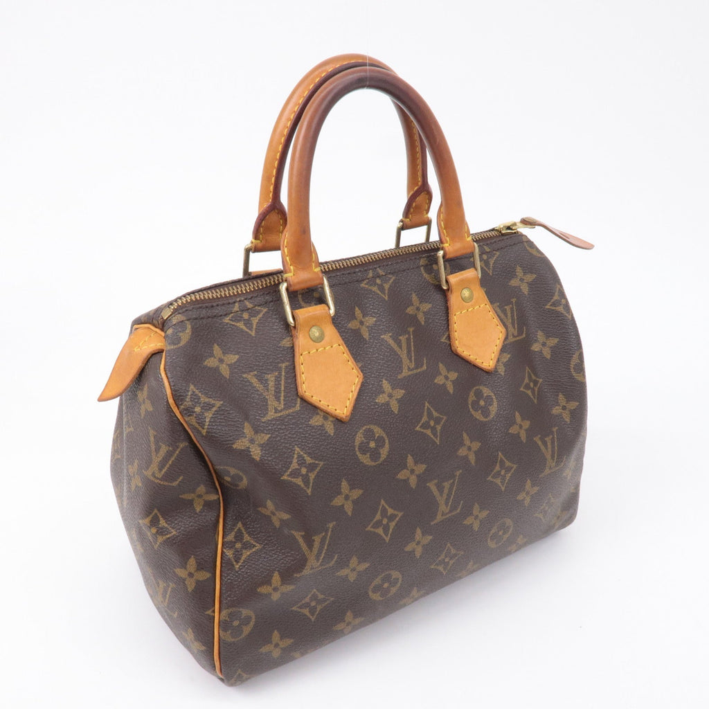 Louis Vuitton Monogram Speedy 25 Hand Bag Boston Bag M41528