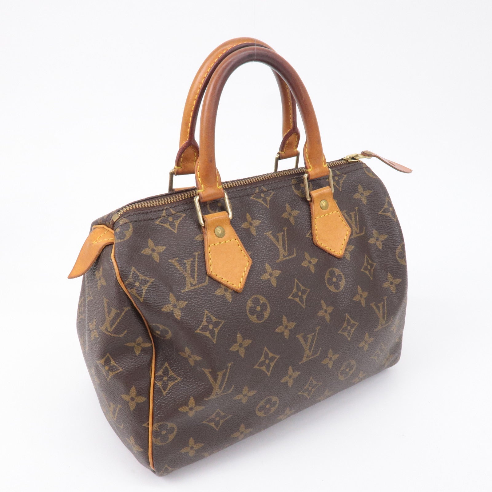 Louis Vuitton Monogram Speedy 25 Hand Bag Boston Bag M41528
