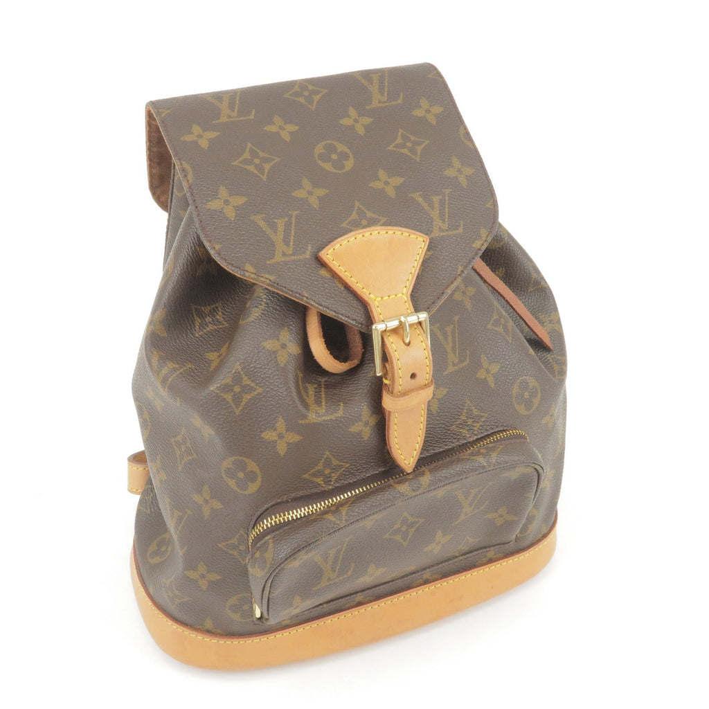 Louis Vuitton Monogram Montsouris MM Back Pack Bag M51136
